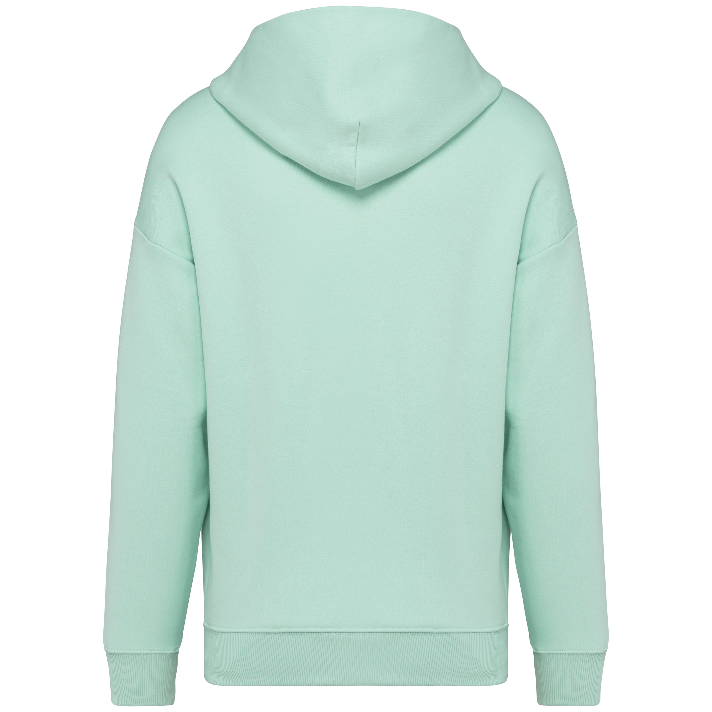 Ecologische uniseks oversized sweater met capuchon
