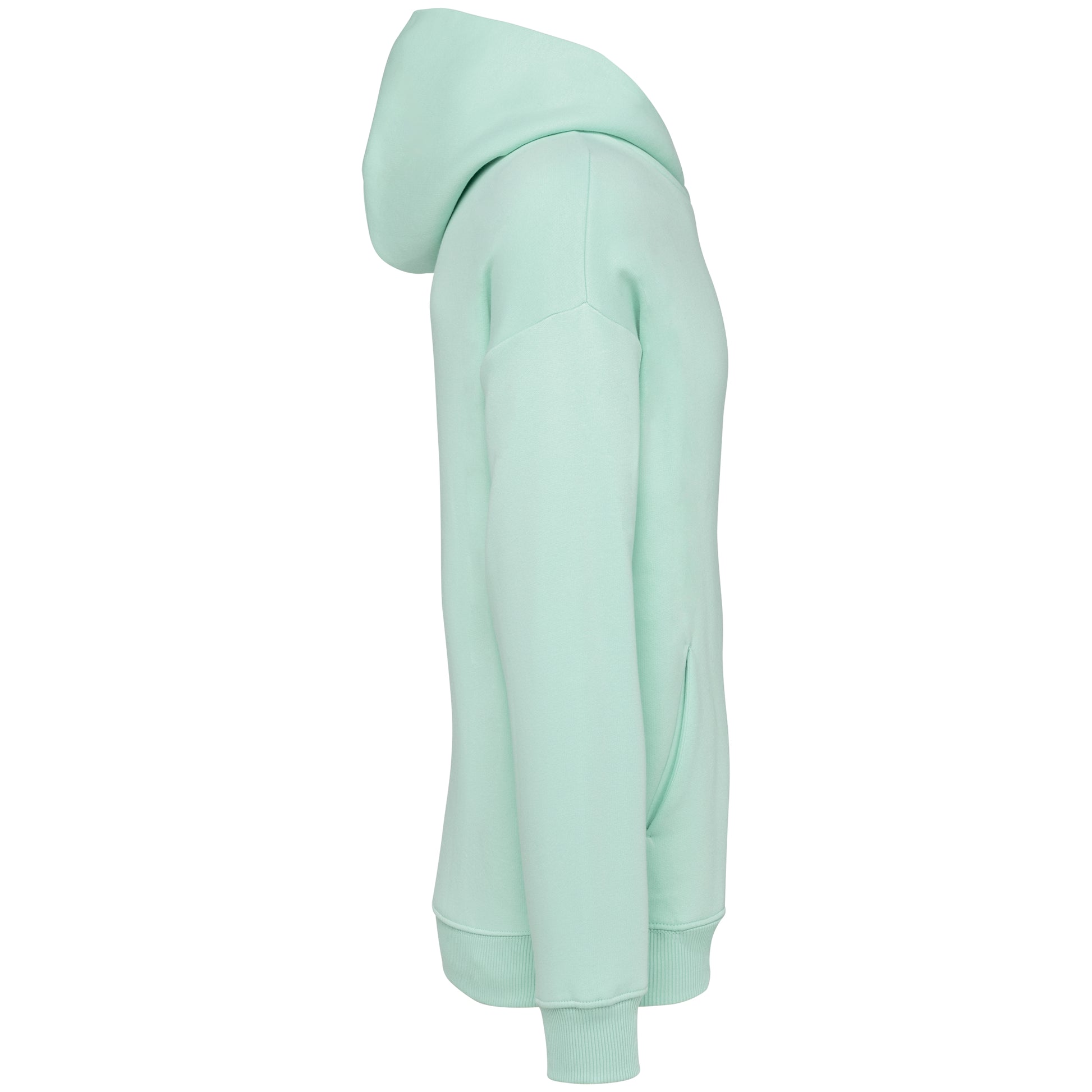 Ecologische uniseks oversized sweater met capuchon