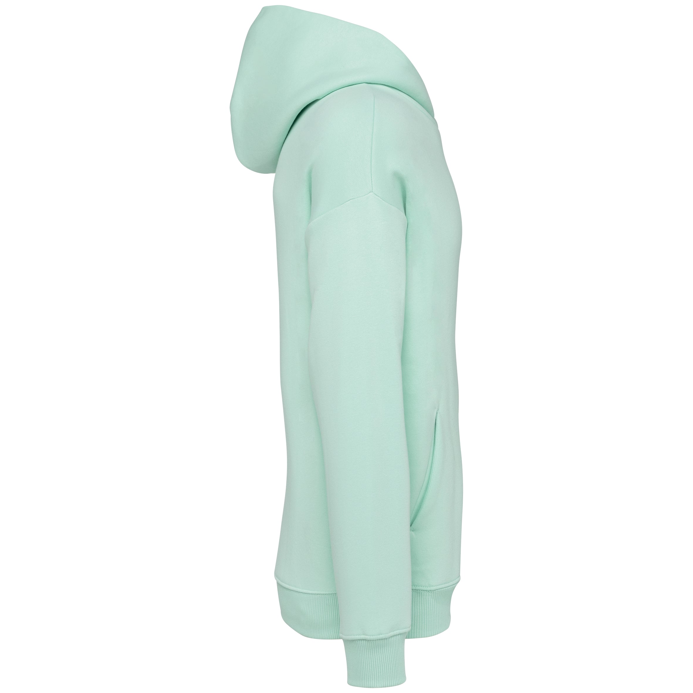 Ecologische uniseks oversized sweater met capuchon