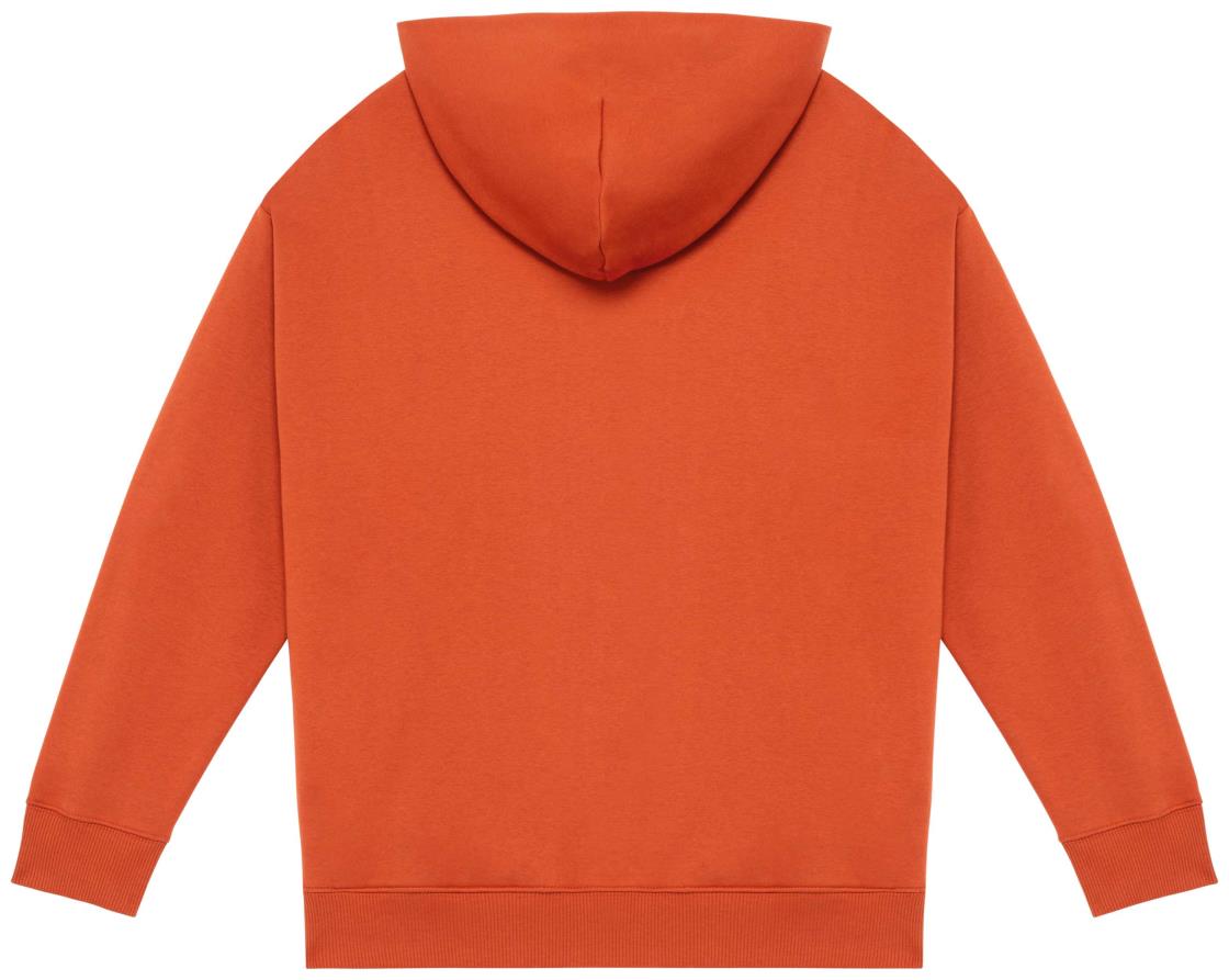 Ecologische uniseks oversized sweater met capuchon