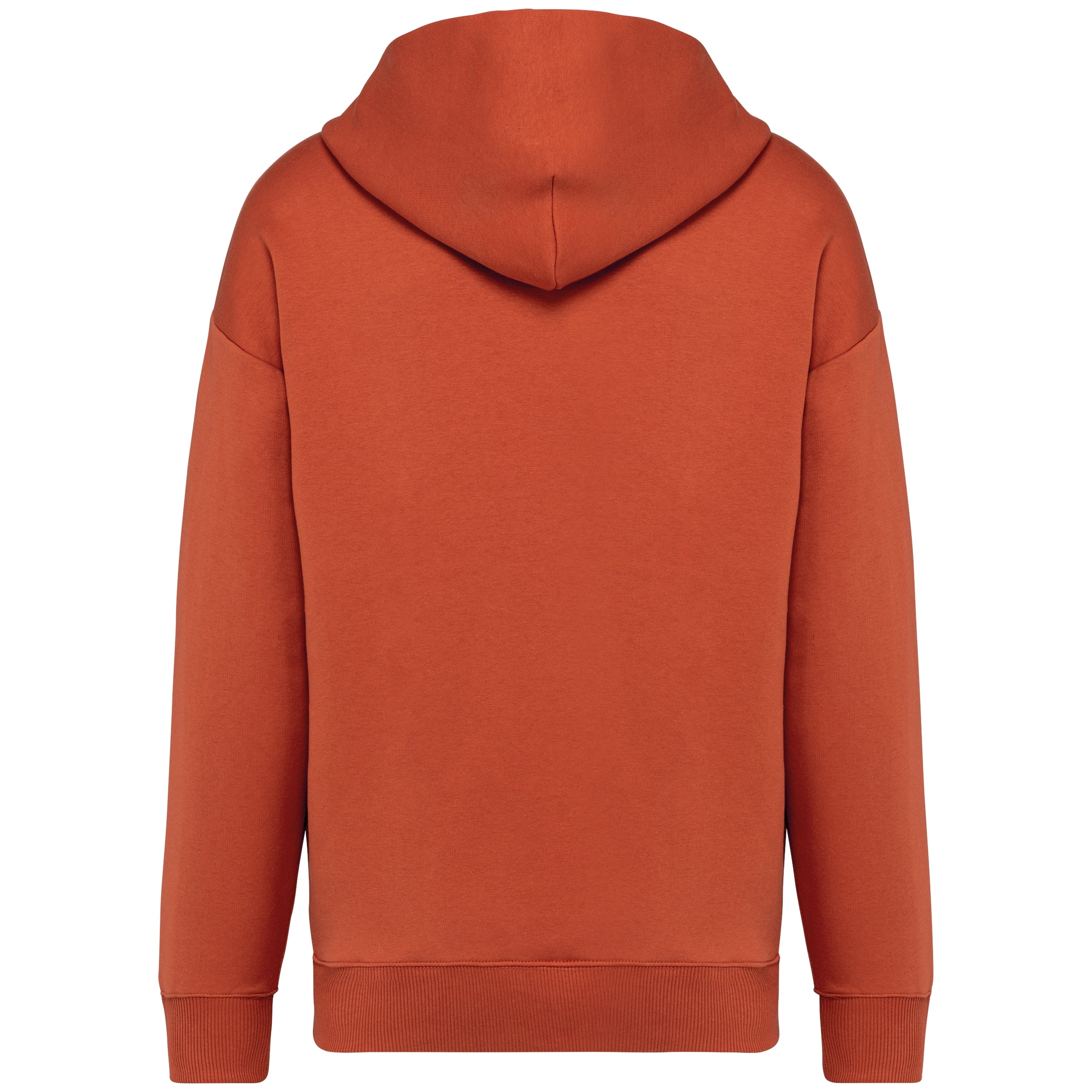 Ecologische uniseks oversized sweater met capuchon