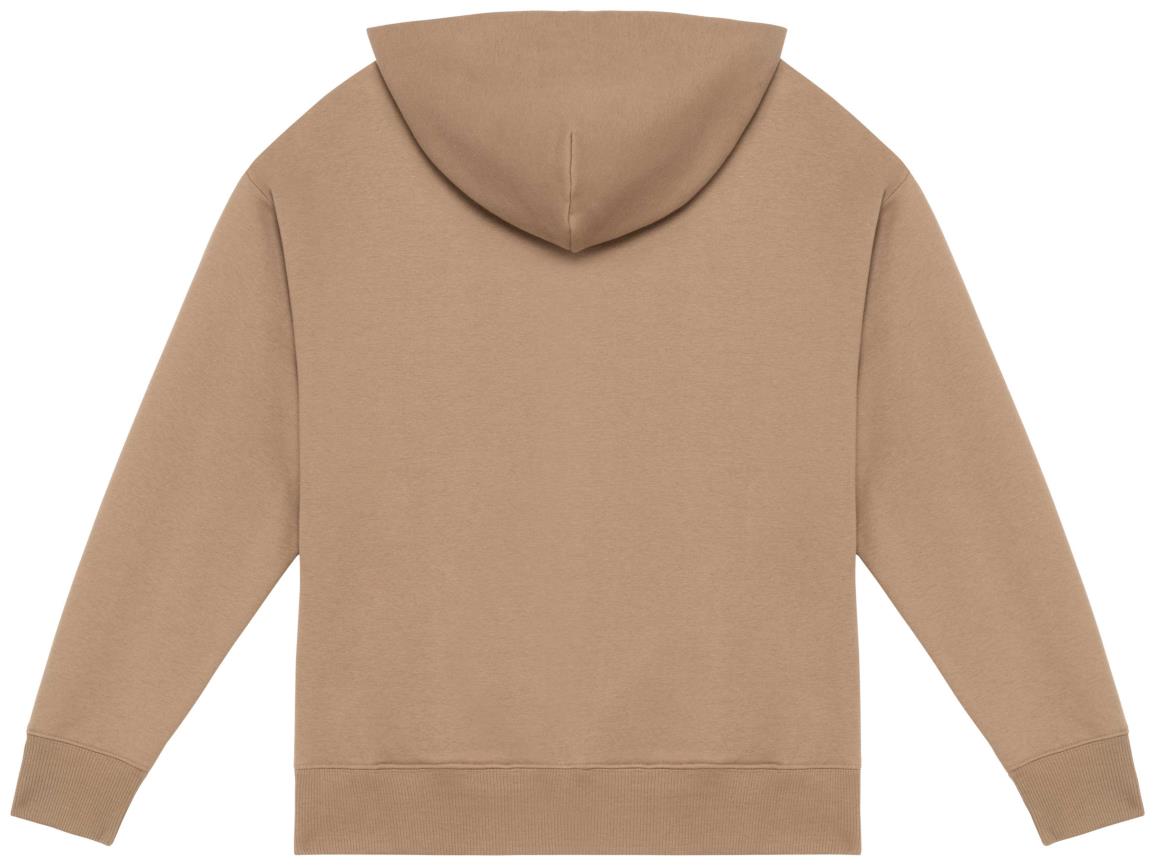 Ecologische uniseks oversized sweater met capuchon
