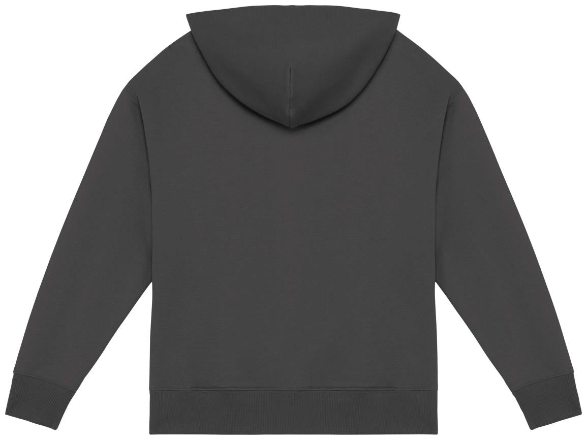Ecologische uniseks oversized sweater met capuchon