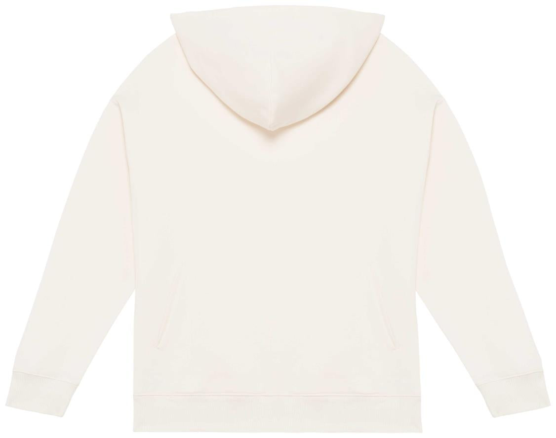 Ecologische uniseks oversized sweater met capuchon