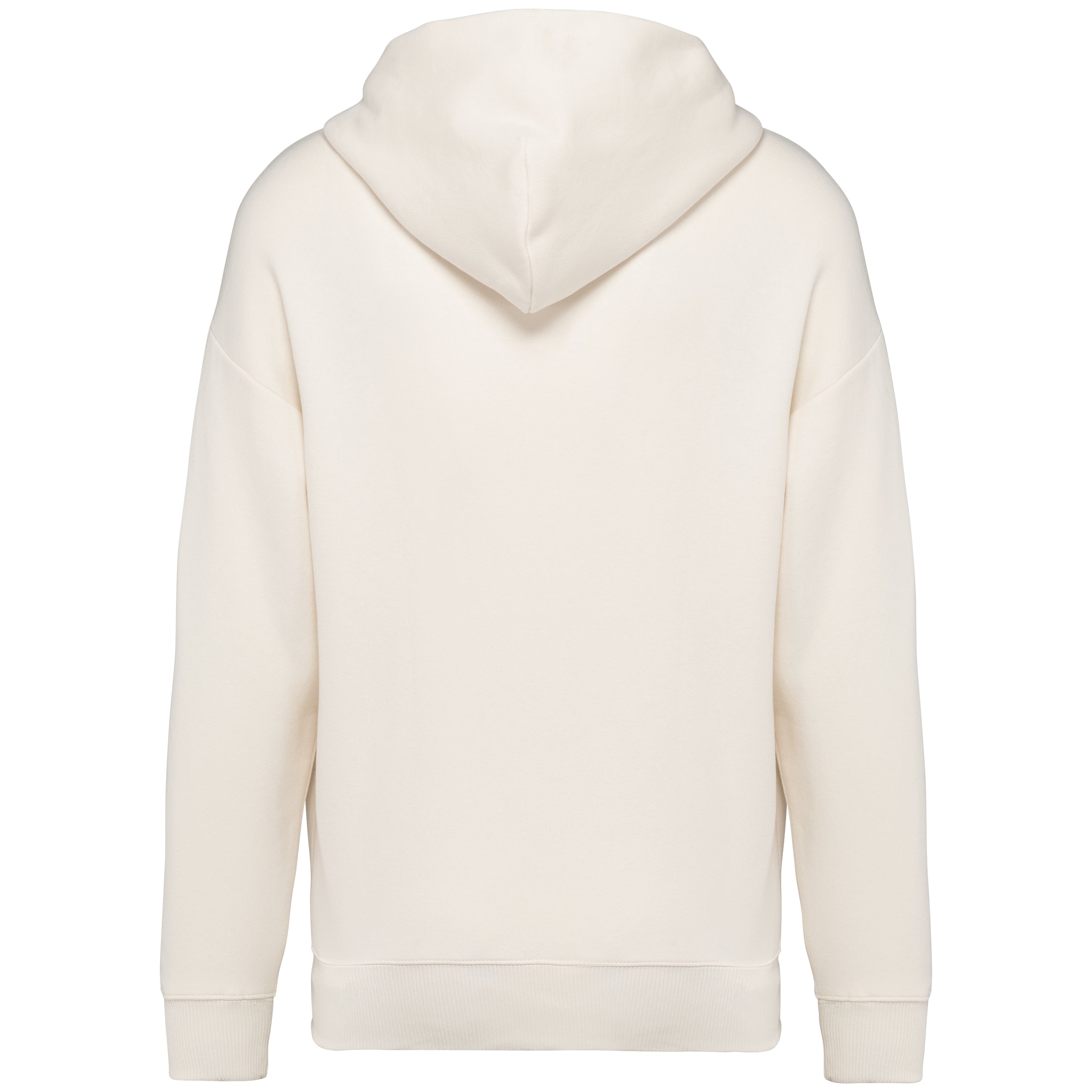 Ecologische uniseks oversized sweater met capuchon