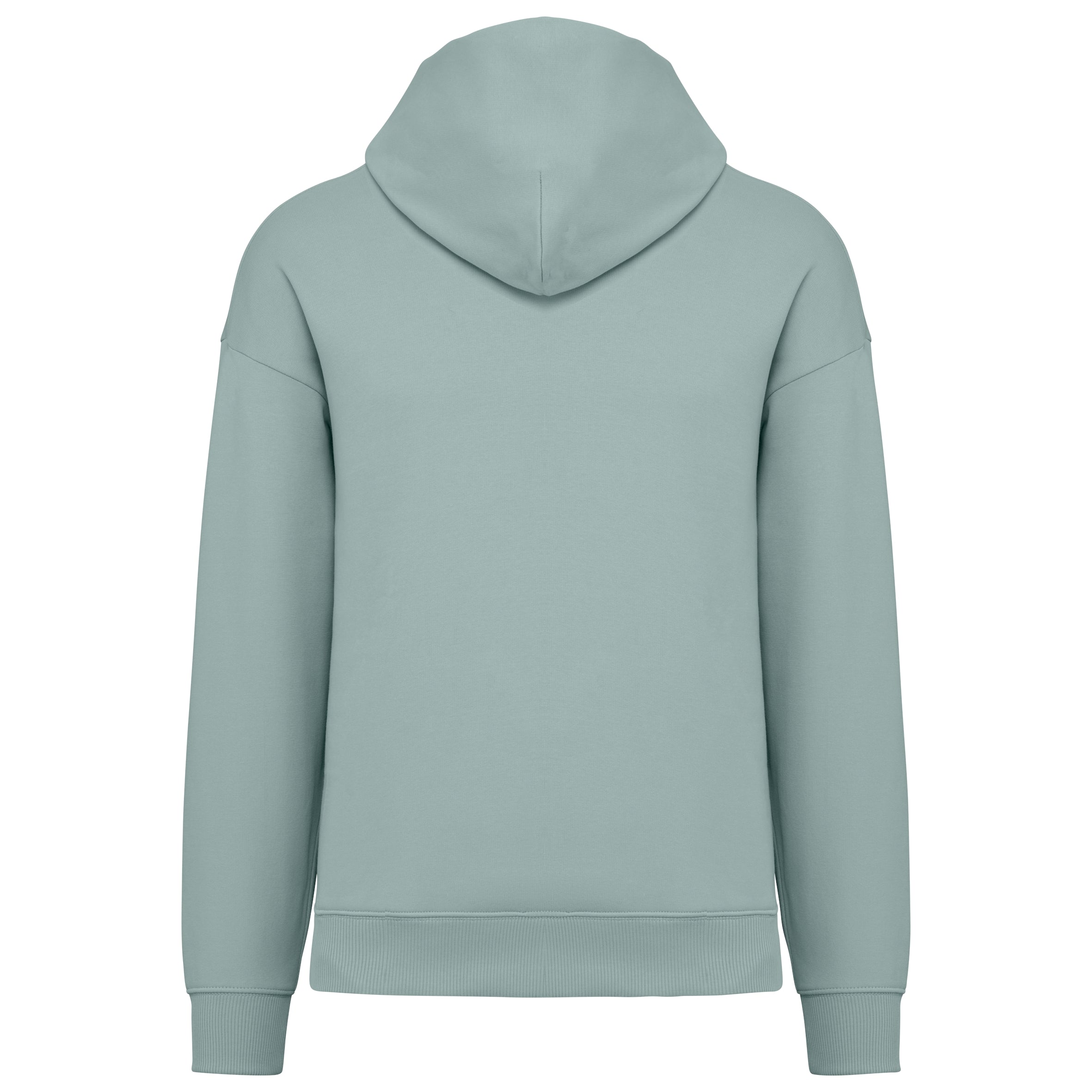 Ecologische uniseks oversized sweater met capuchon