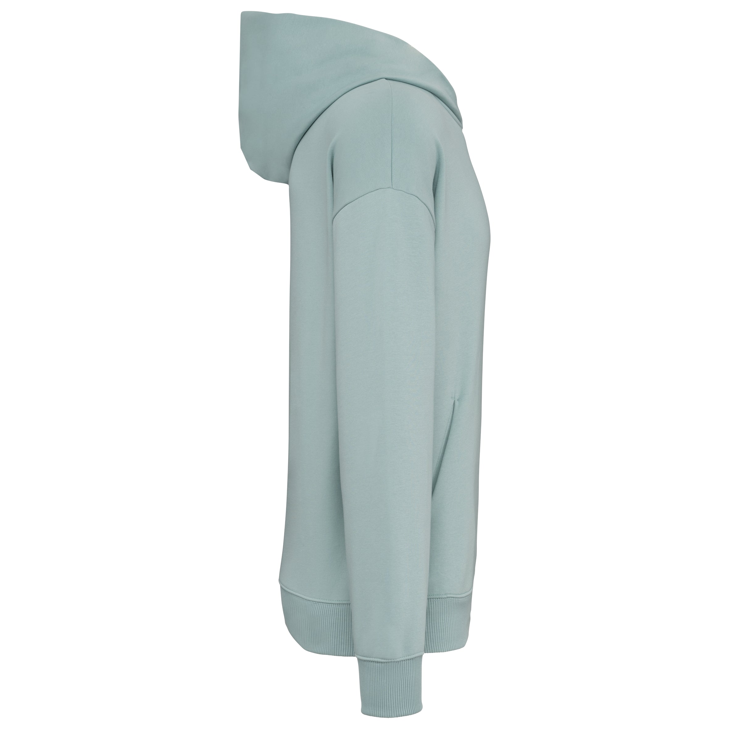 Ecologische uniseks oversized sweater met capuchon