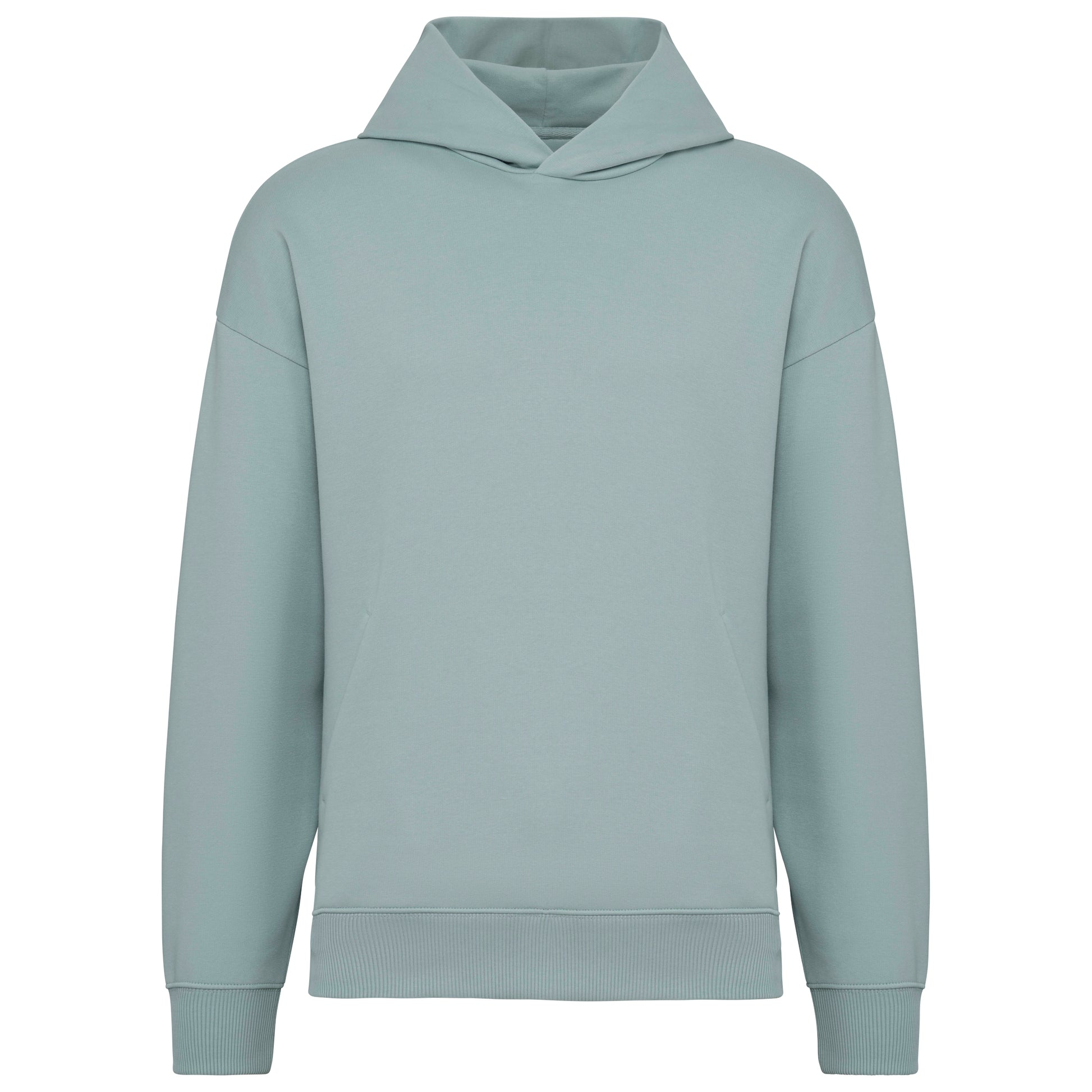 Ecologische uniseks oversized sweater met capuchon