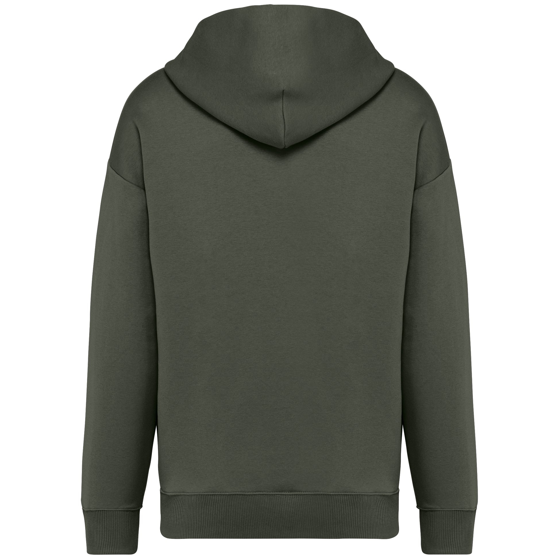 Ecologische uniseks oversized sweater met capuchon