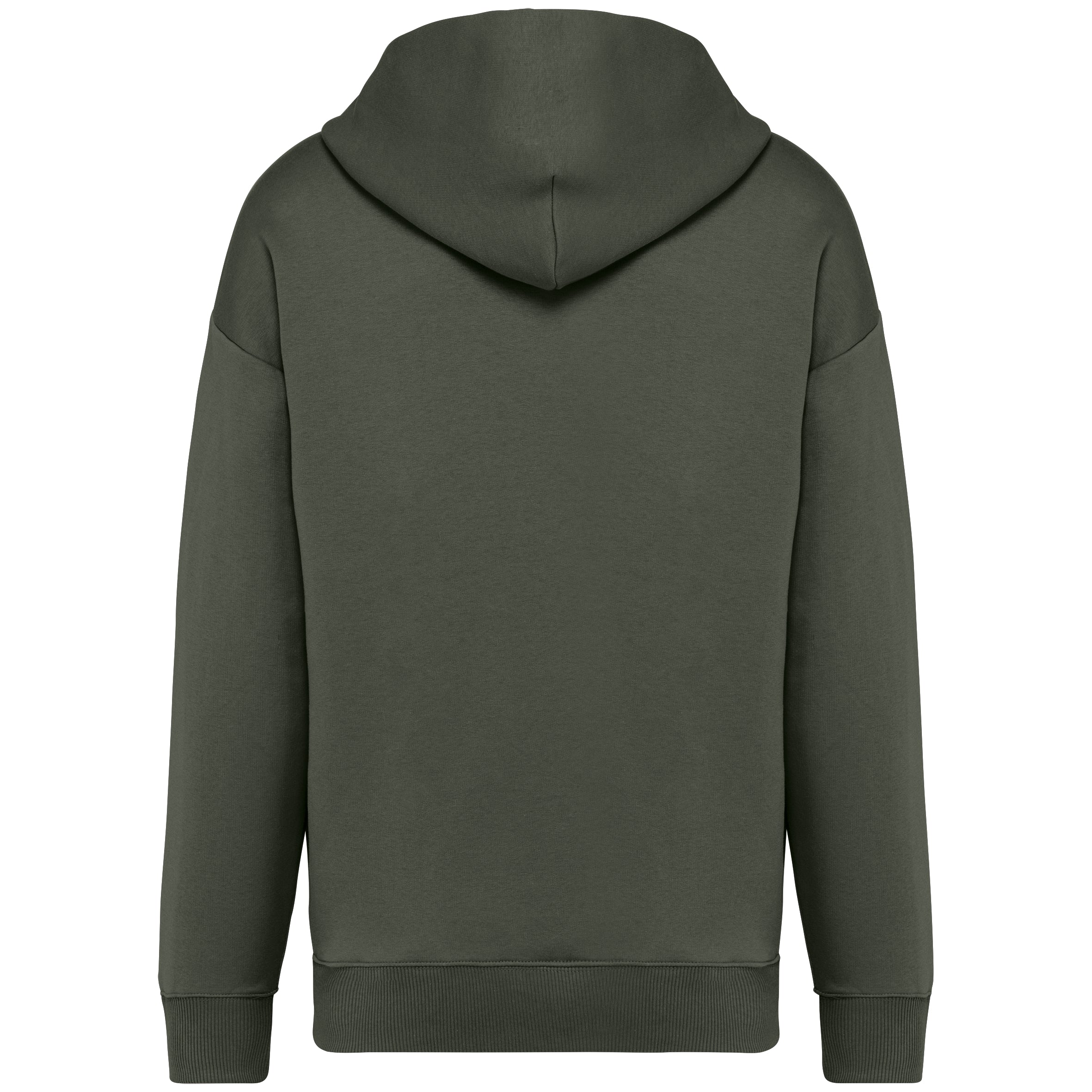 Ecologische uniseks oversized sweater met capuchon