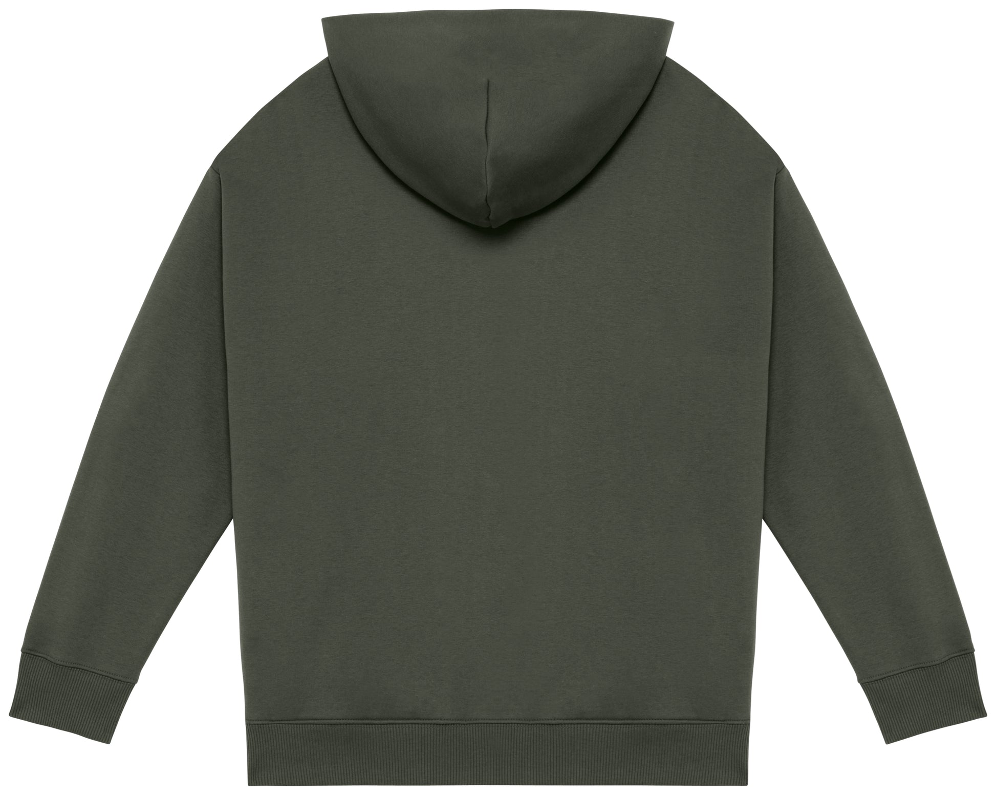 Ecologische uniseks oversized sweater met capuchon