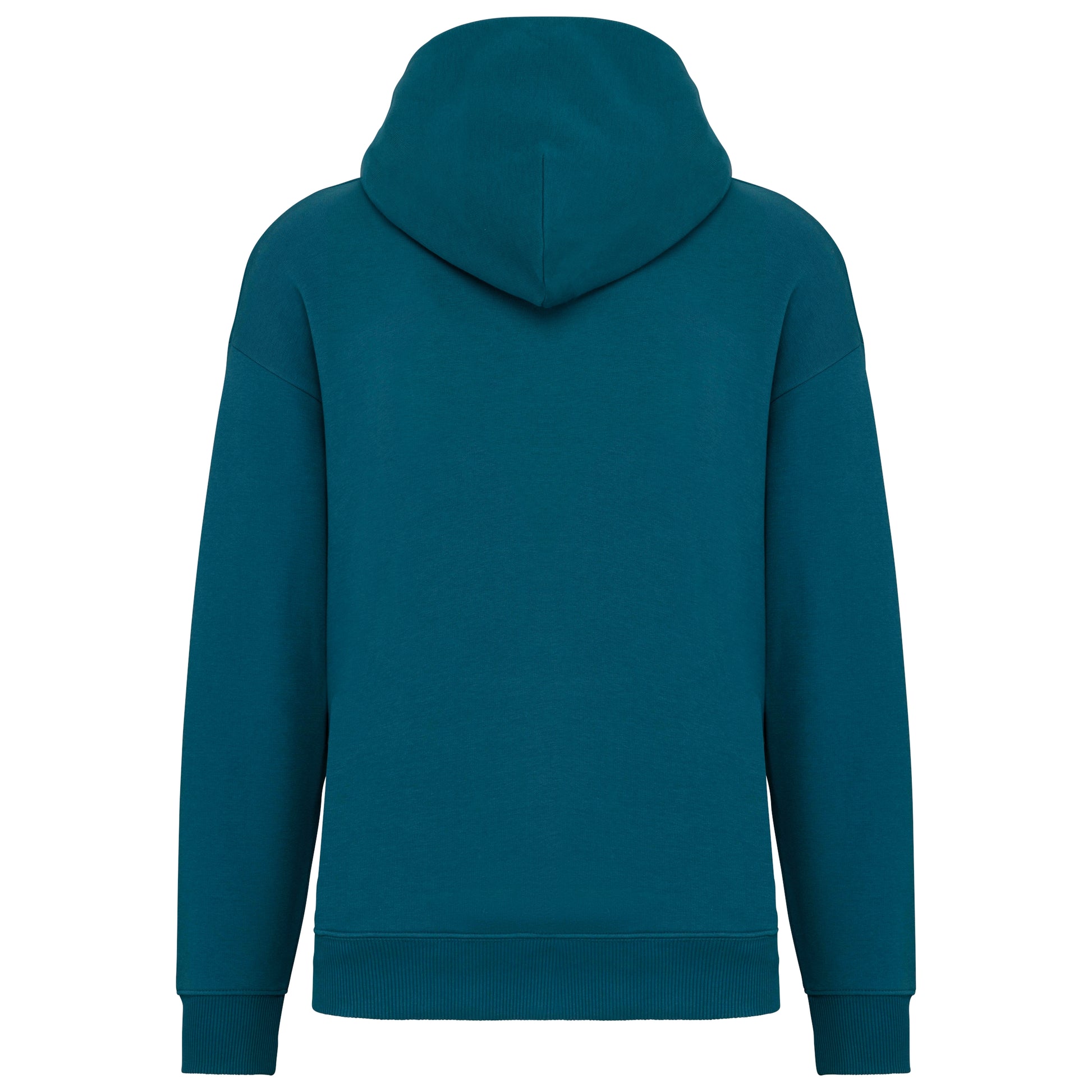 Ecologische uniseks oversized sweater met capuchon