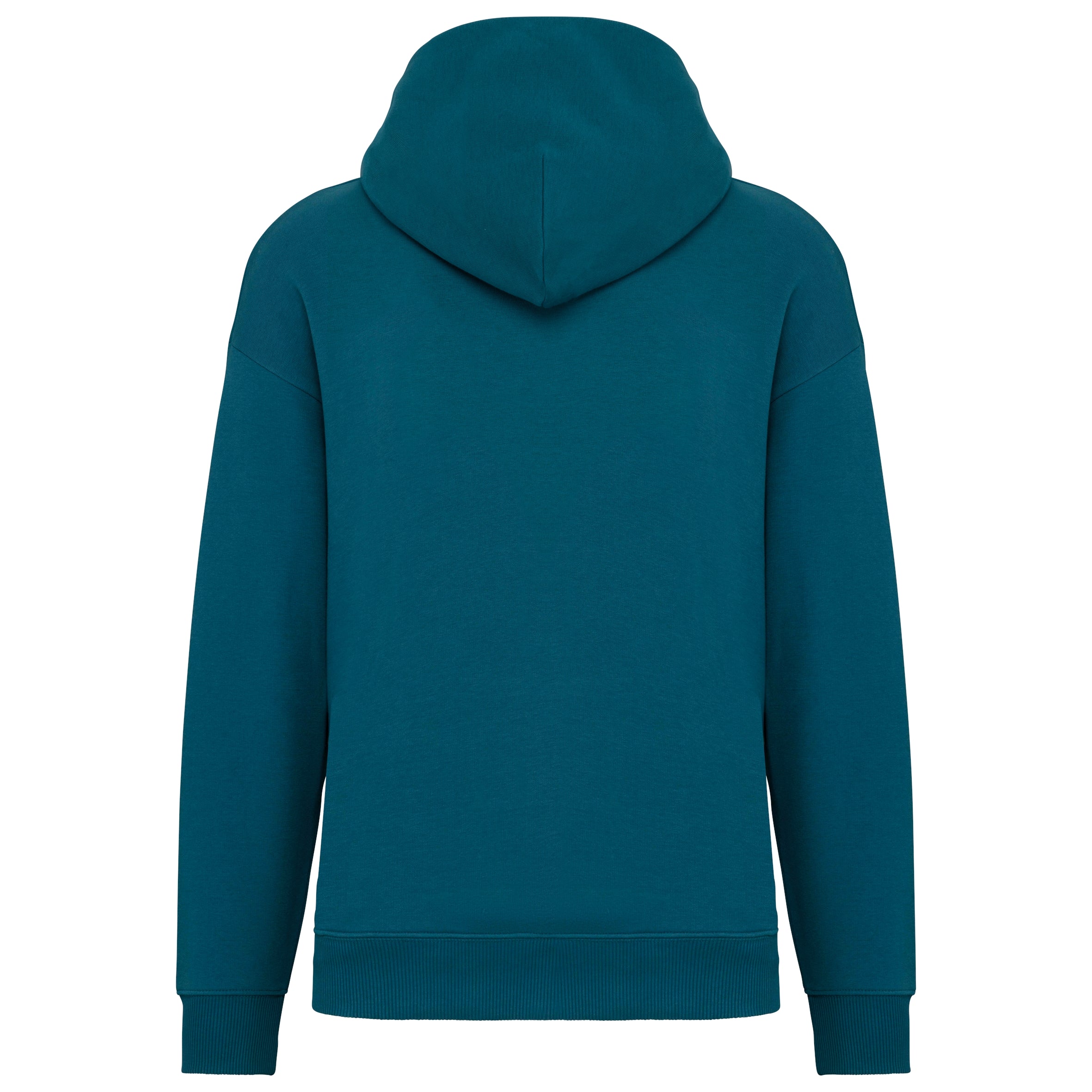 Ecologische uniseks oversized sweater met capuchon