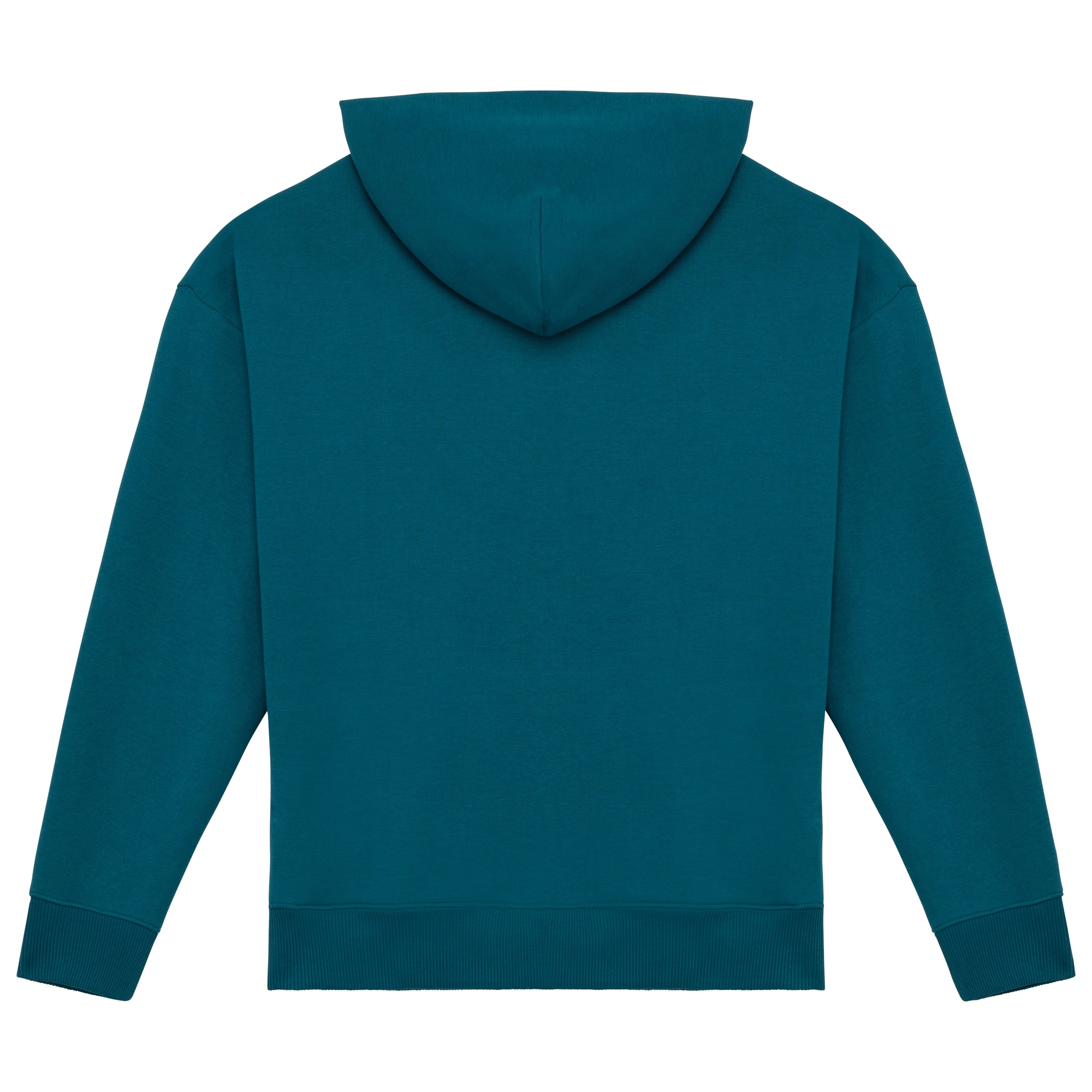 Ecologische uniseks oversized sweater met capuchon