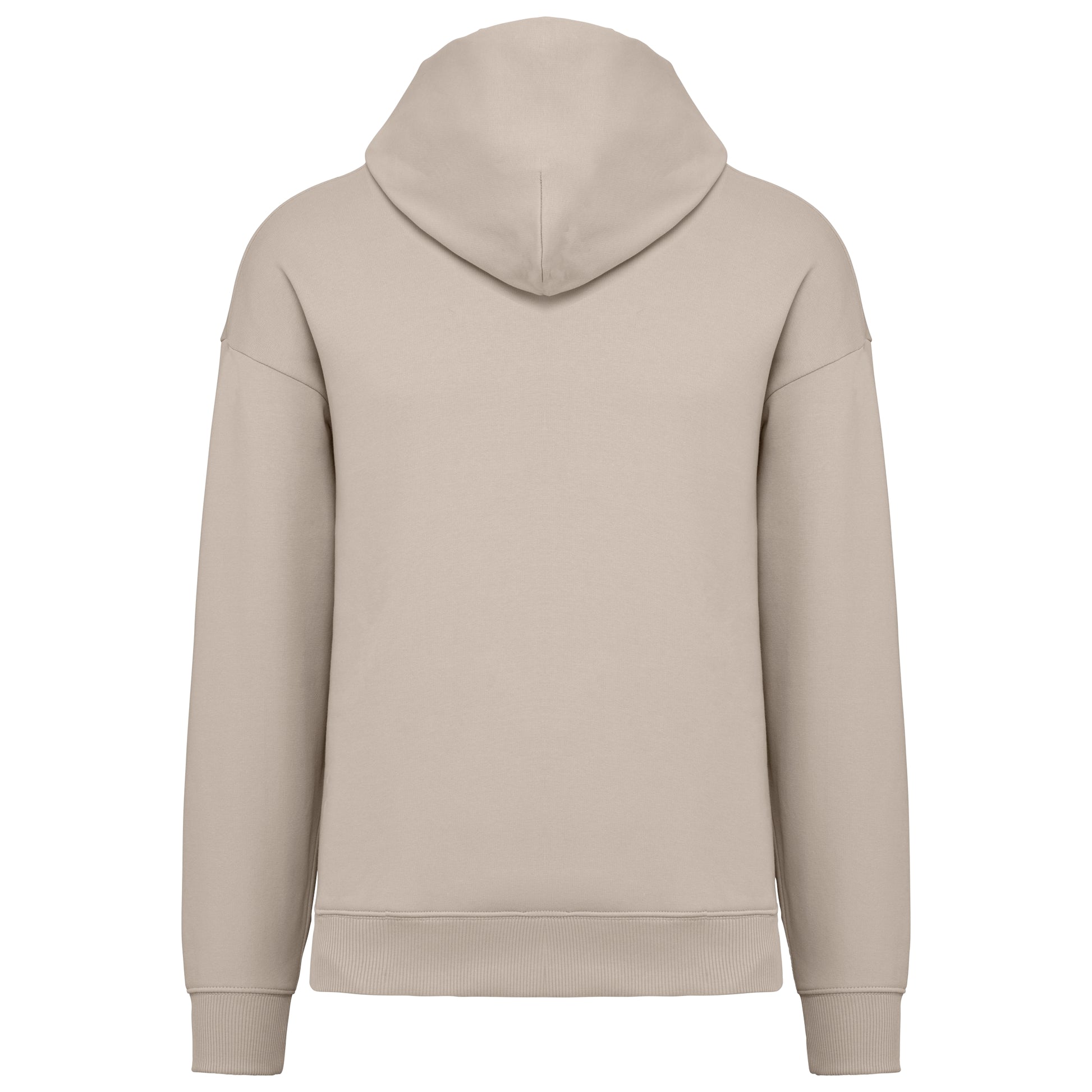 Ecologische uniseks oversized sweater met capuchon