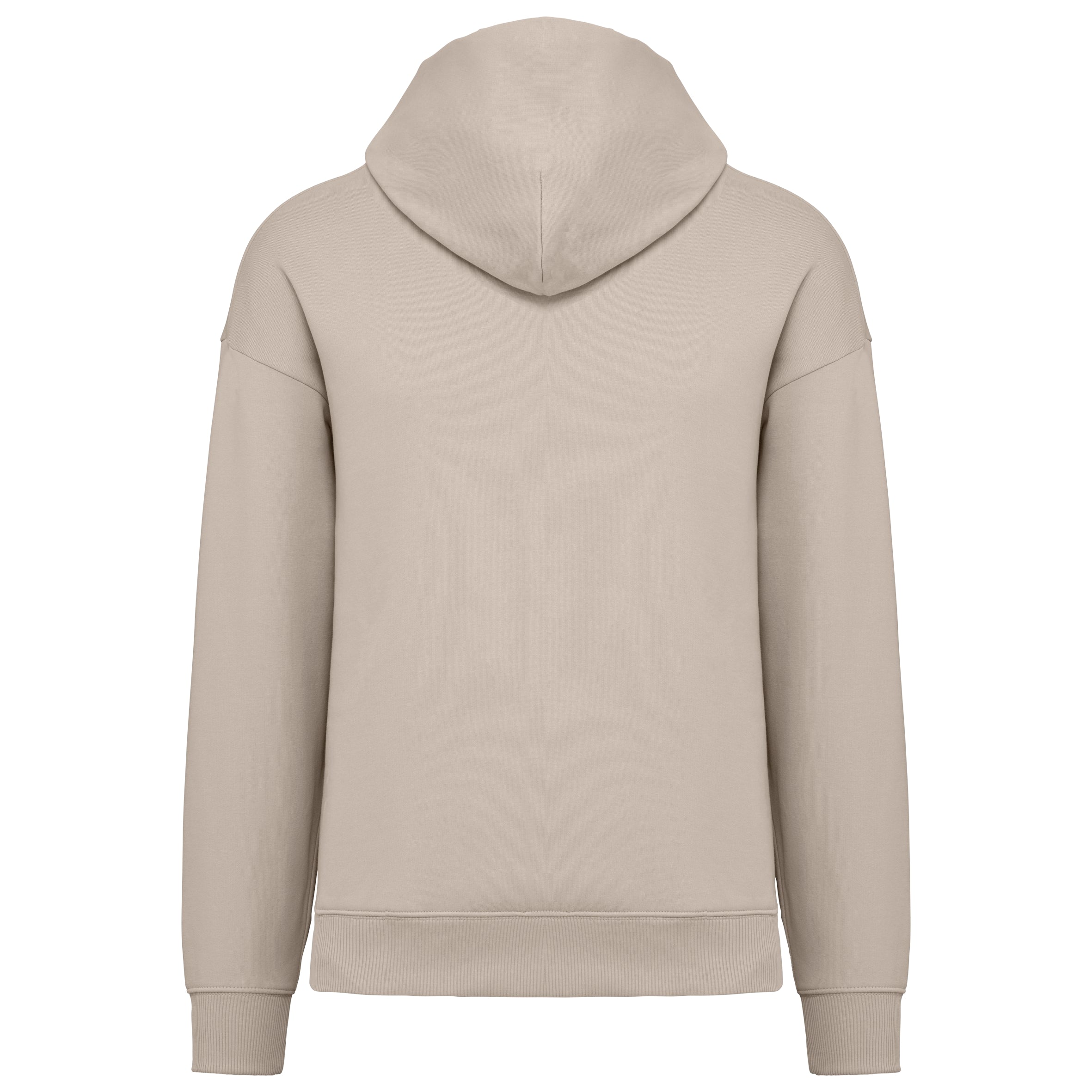 Ecologische uniseks oversized sweater met capuchon