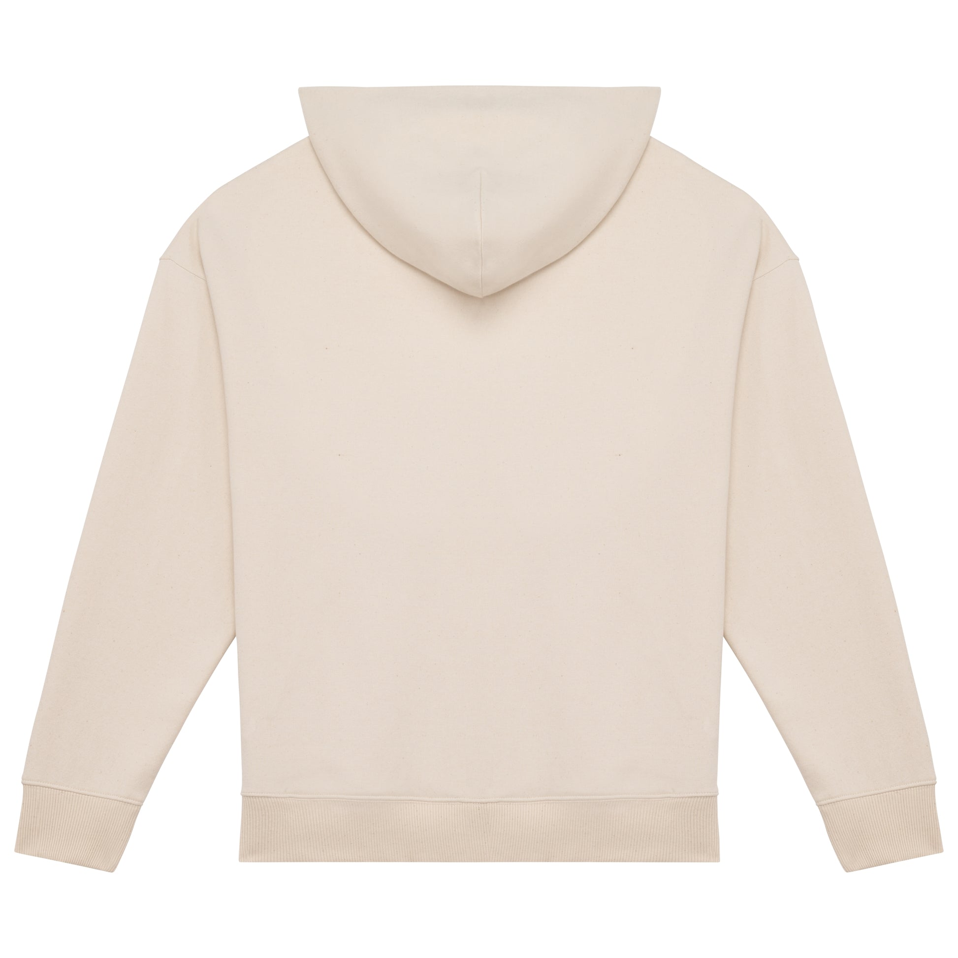 Ecologische uniseks oversized sweater met capuchon