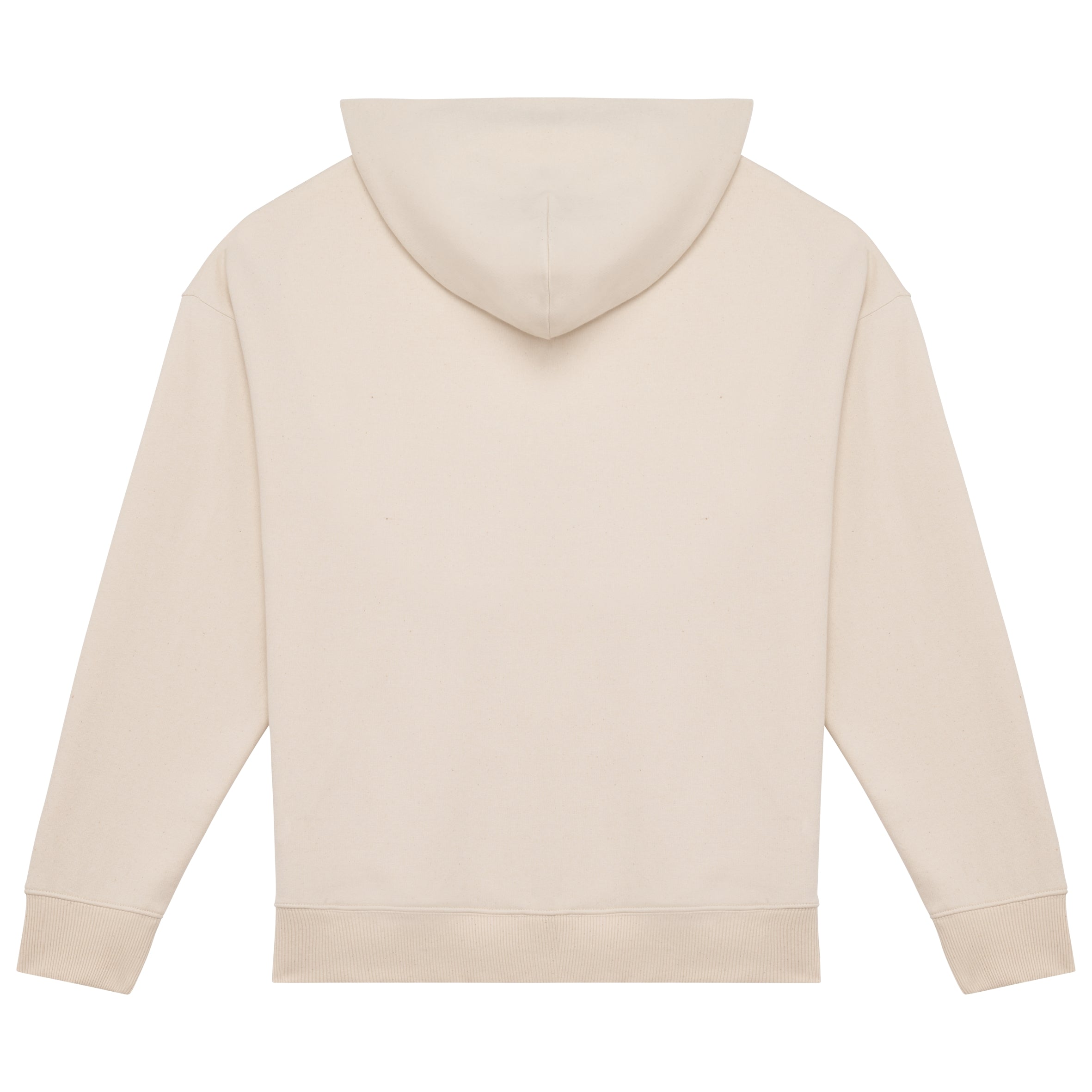 Ecologische uniseks oversized sweater met capuchon