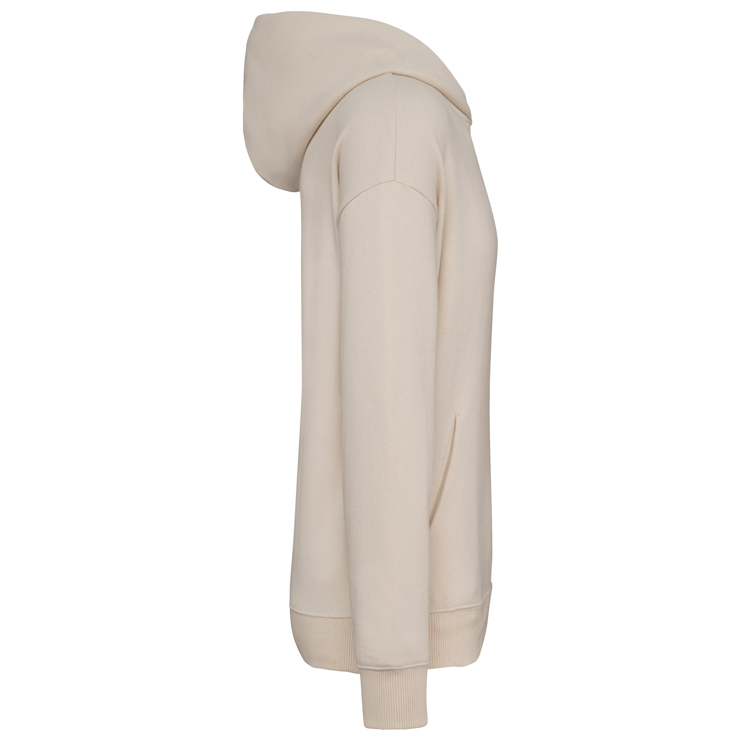 Ecologische uniseks oversized sweater met capuchon