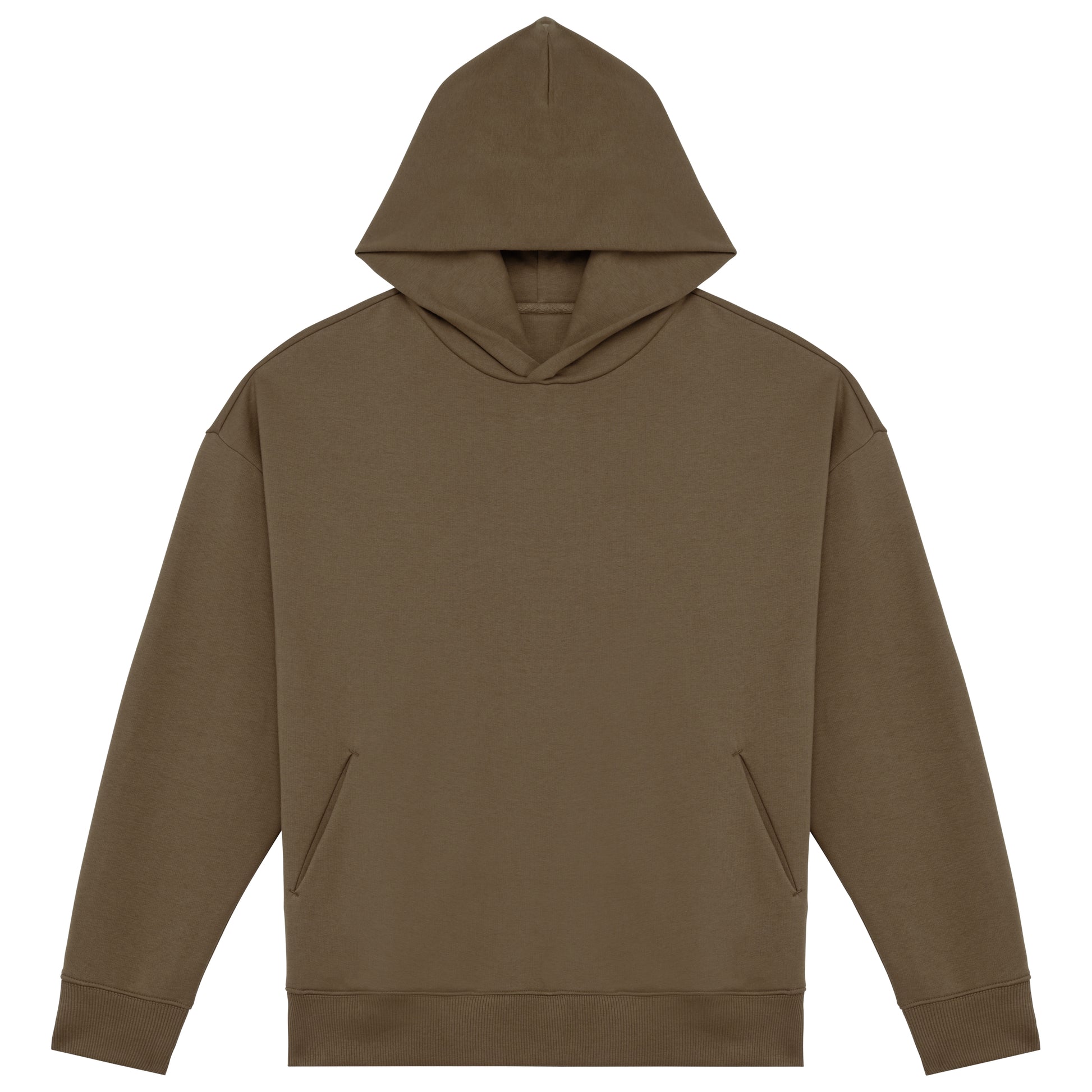 Ecologische uniseks oversized sweater met capuchon
