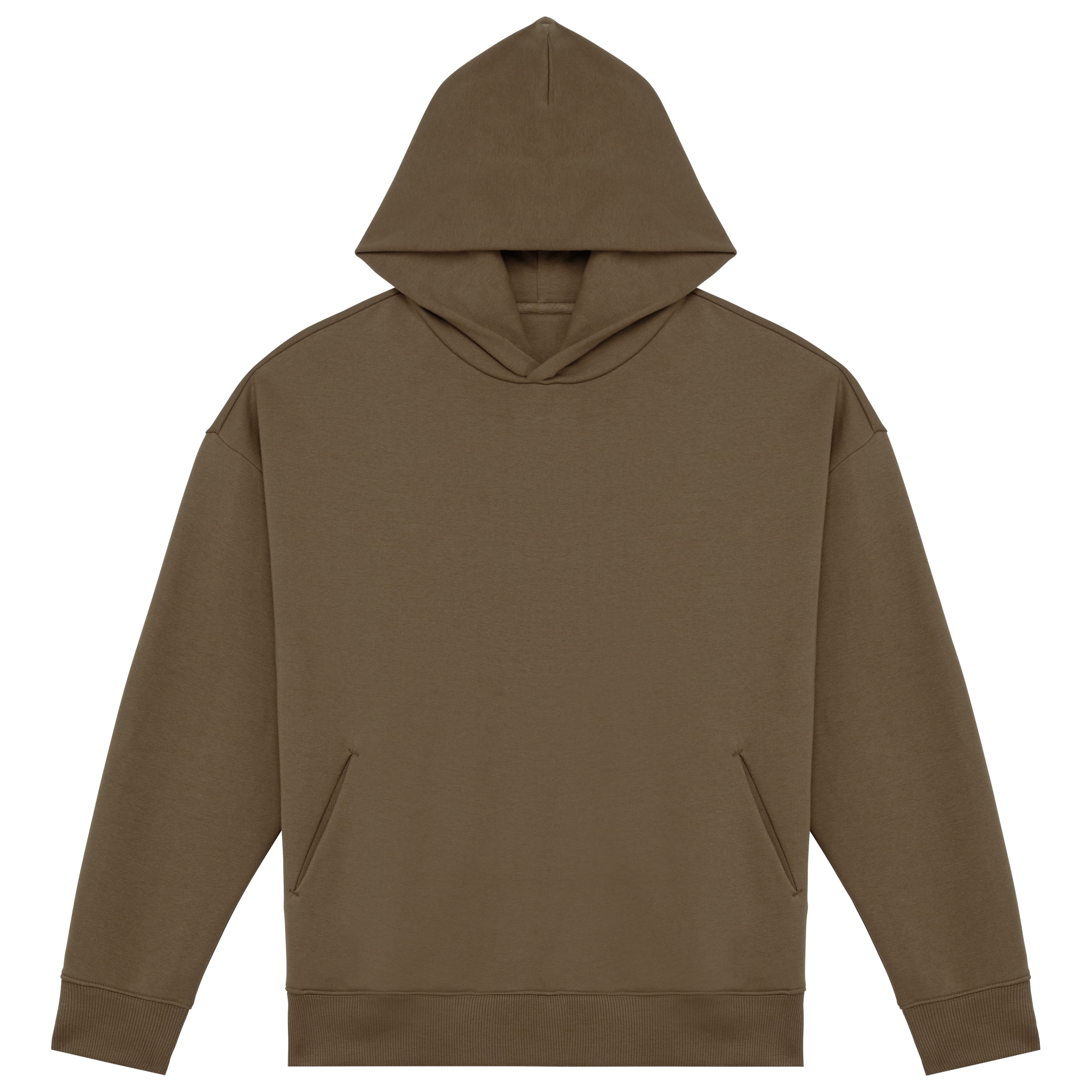 Ecologische uniseks oversized sweater met capuchon