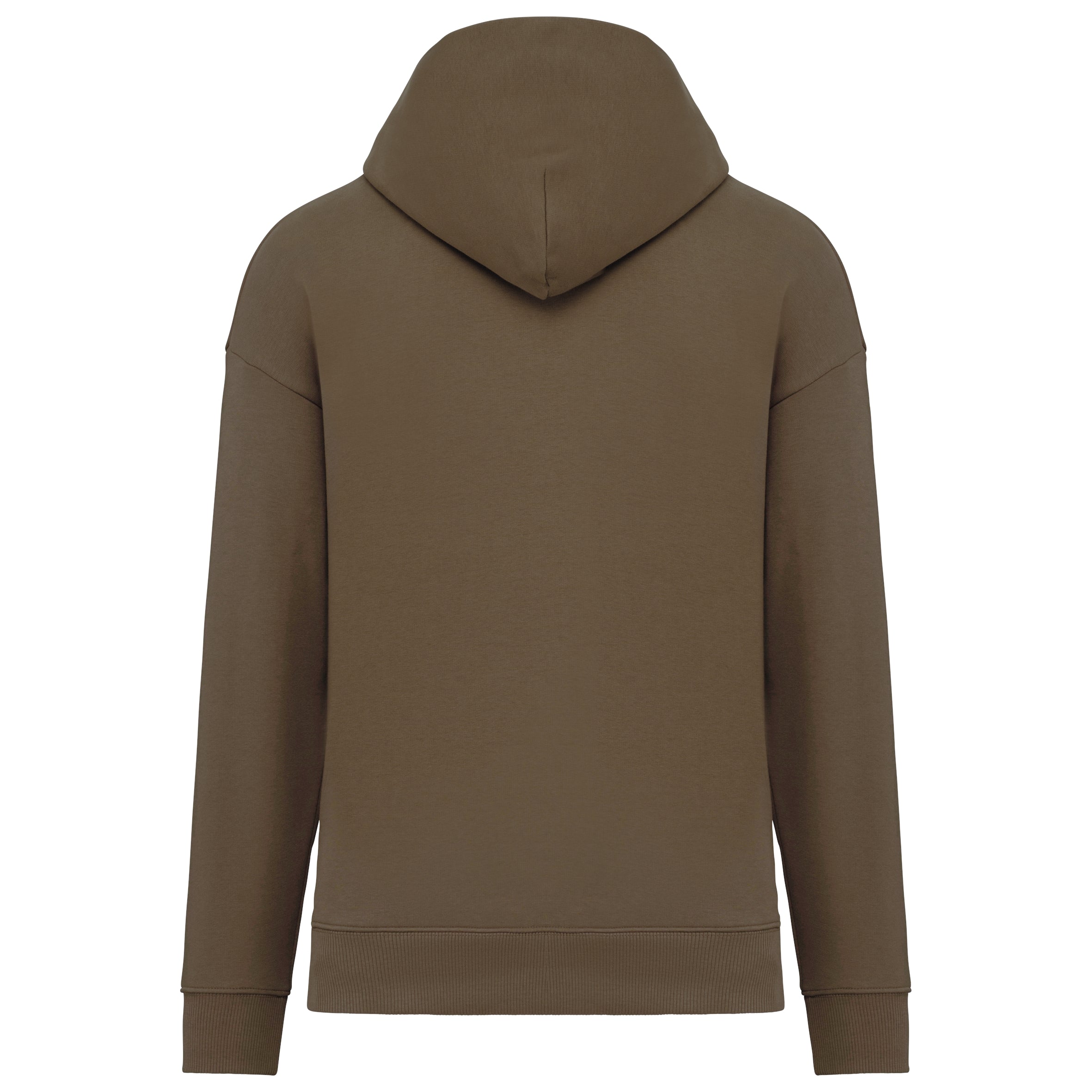 Ecologische uniseks oversized sweater met capuchon