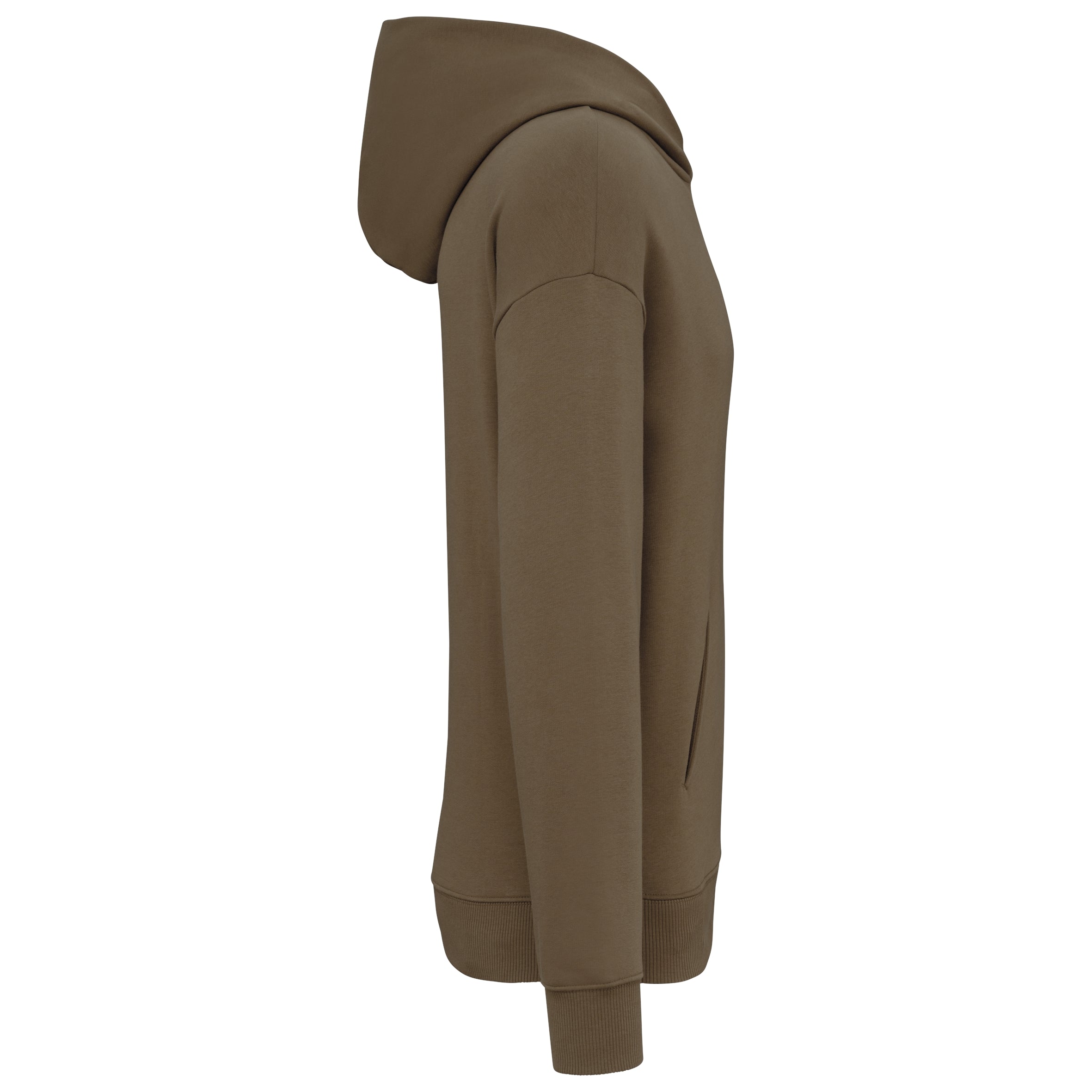 Ecologische uniseks oversized sweater met capuchon