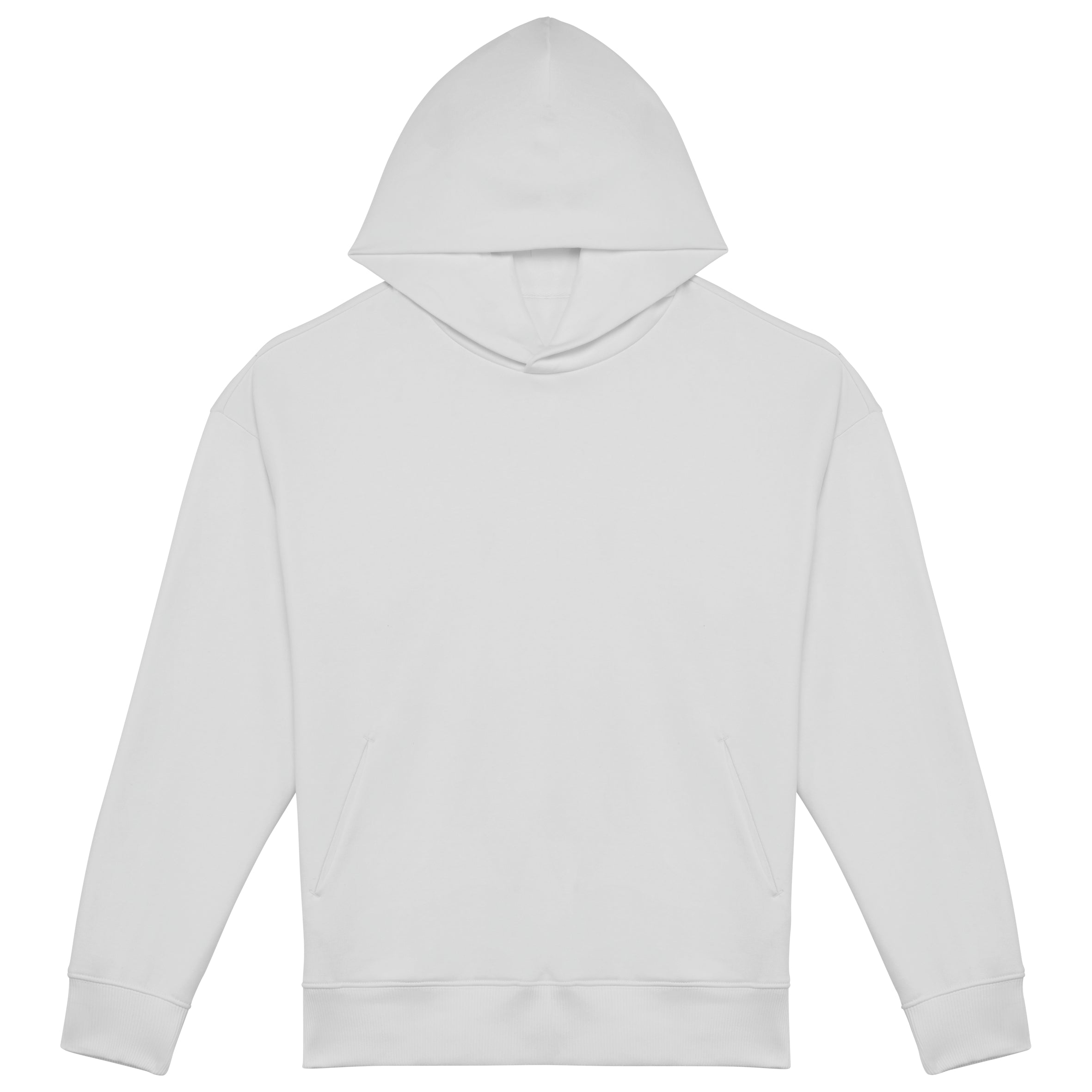 Ecologische uniseks oversized sweater met capuchon
