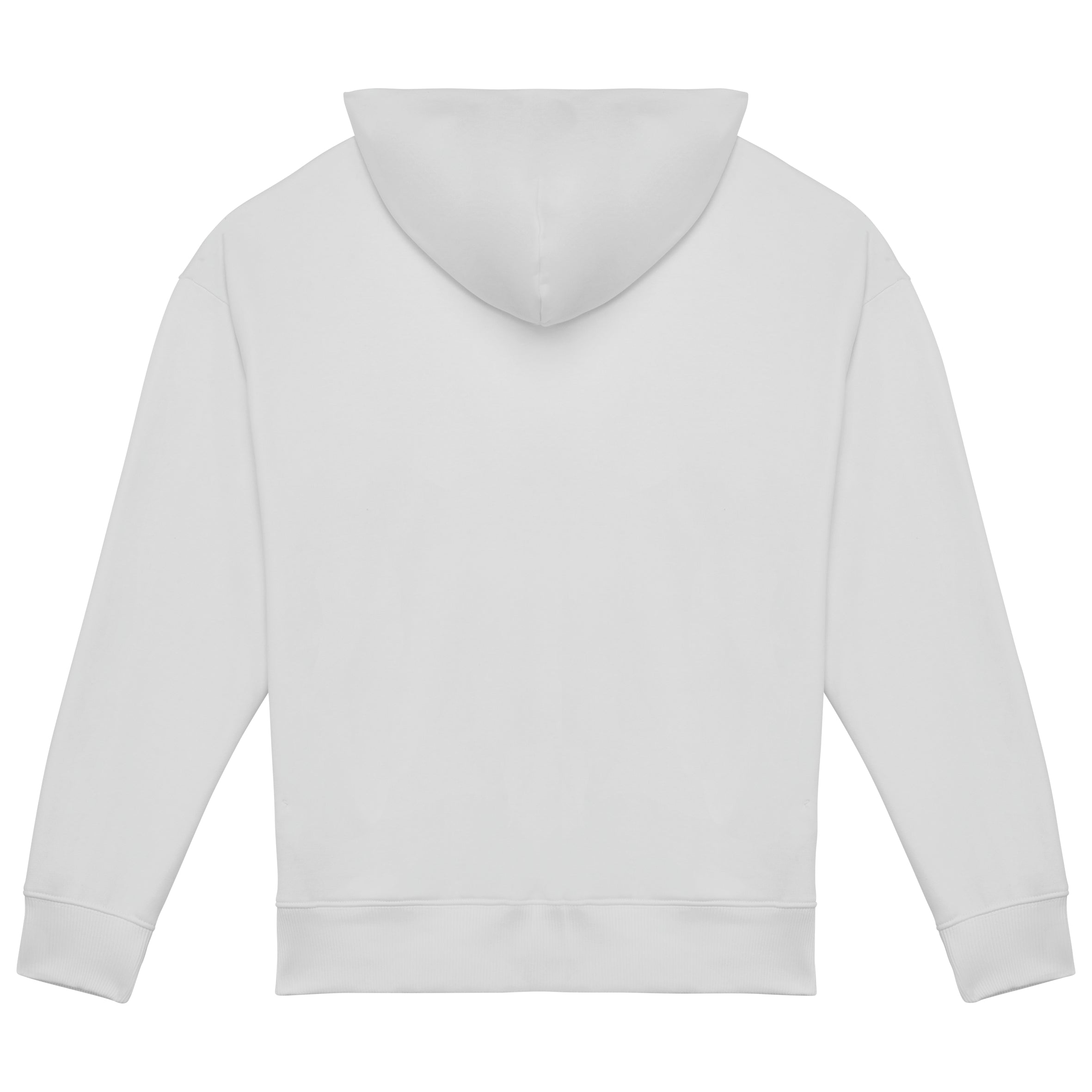 Ecologische uniseks oversized sweater met capuchon