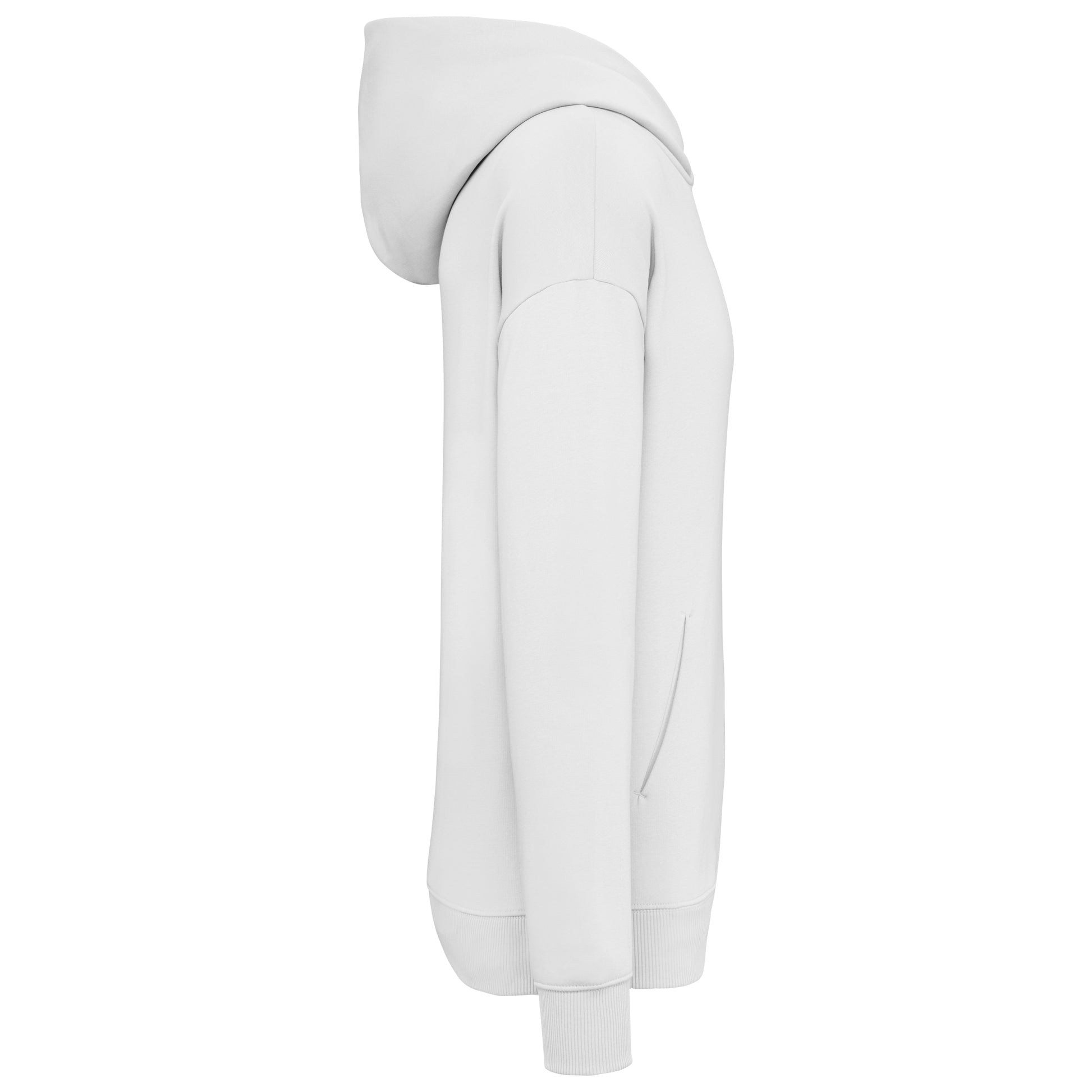 Ecologische uniseks oversized sweater met capuchon
