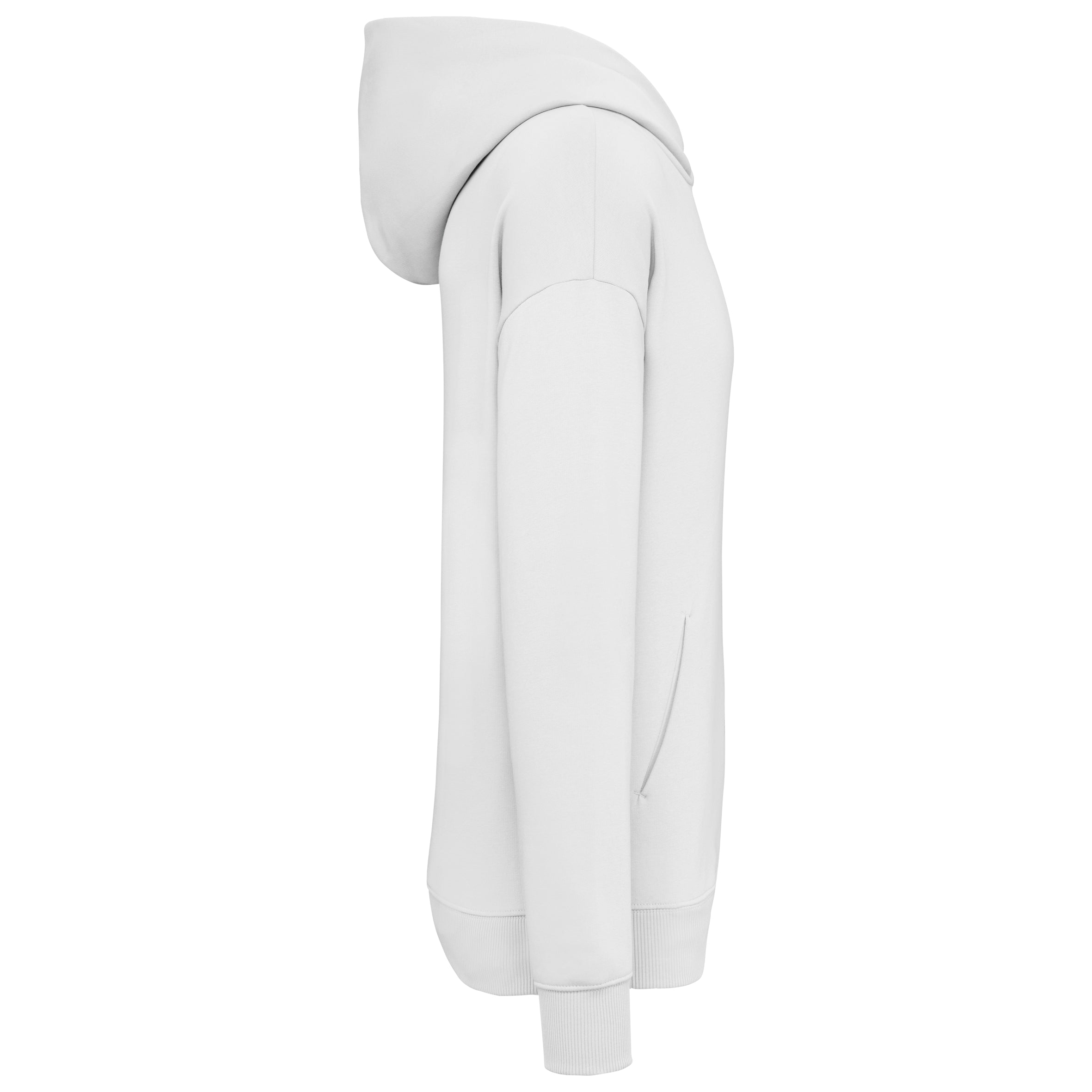 Ecologische uniseks oversized sweater met capuchon