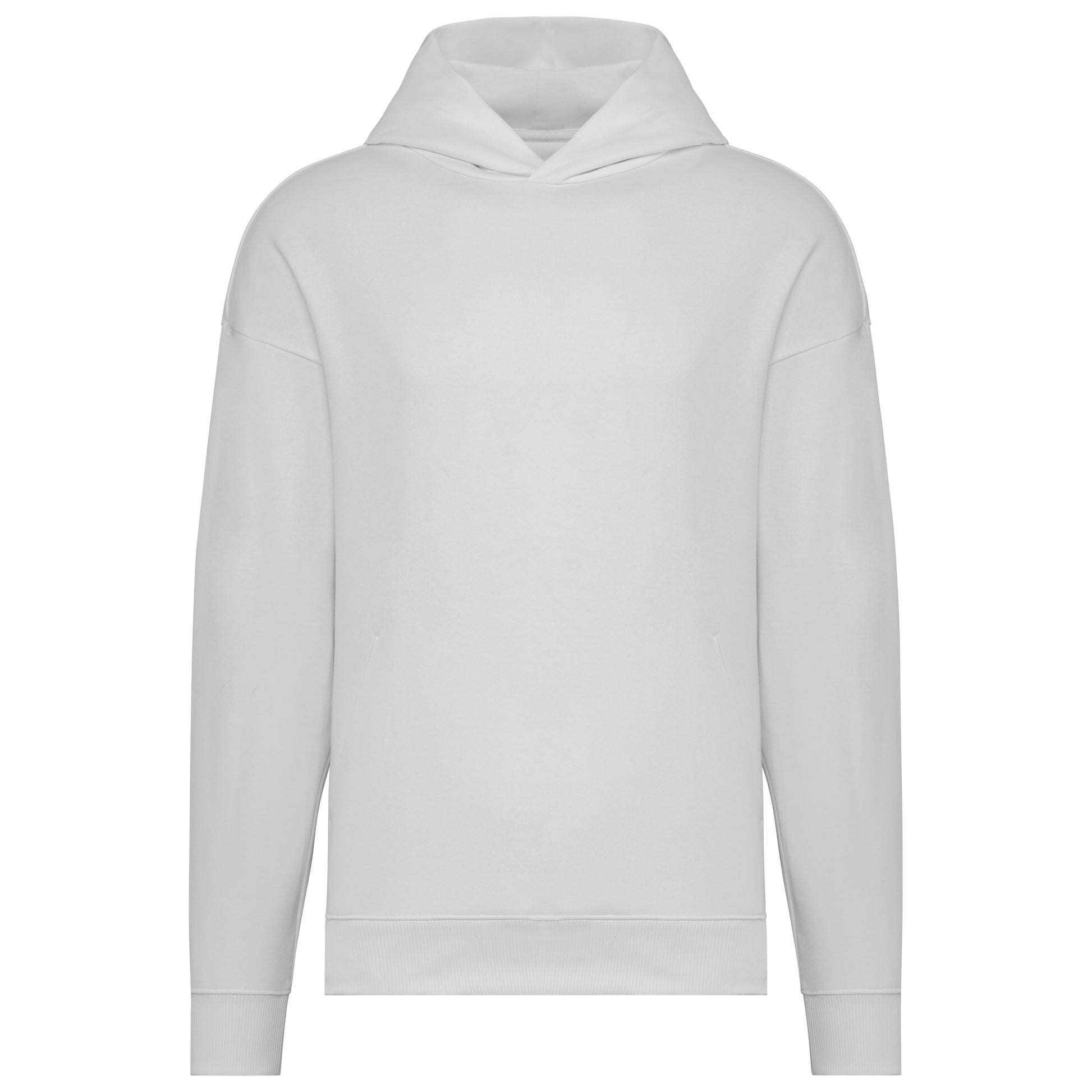 Ecologische uniseks oversized sweater met capuchon