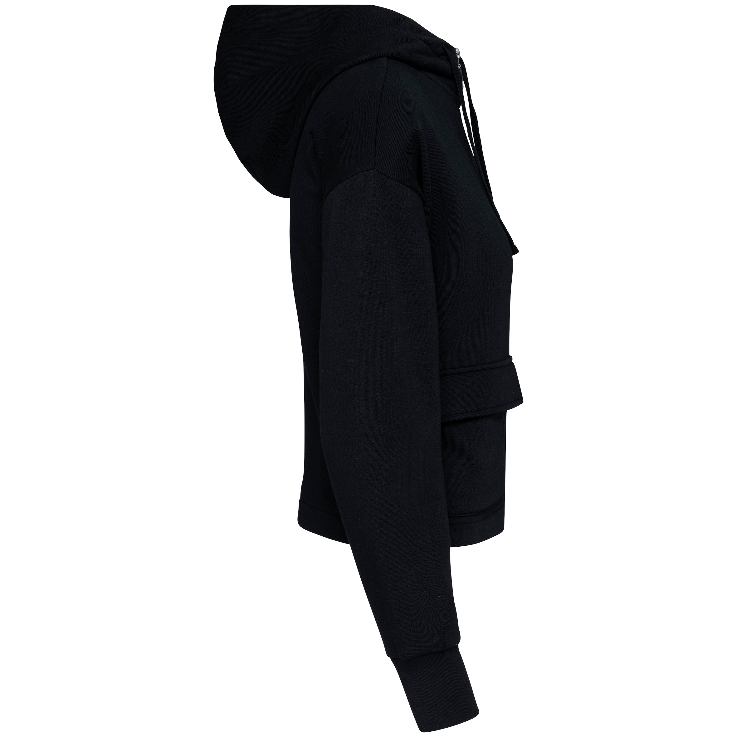 Ecologische sweatvest met capuchon French Terry