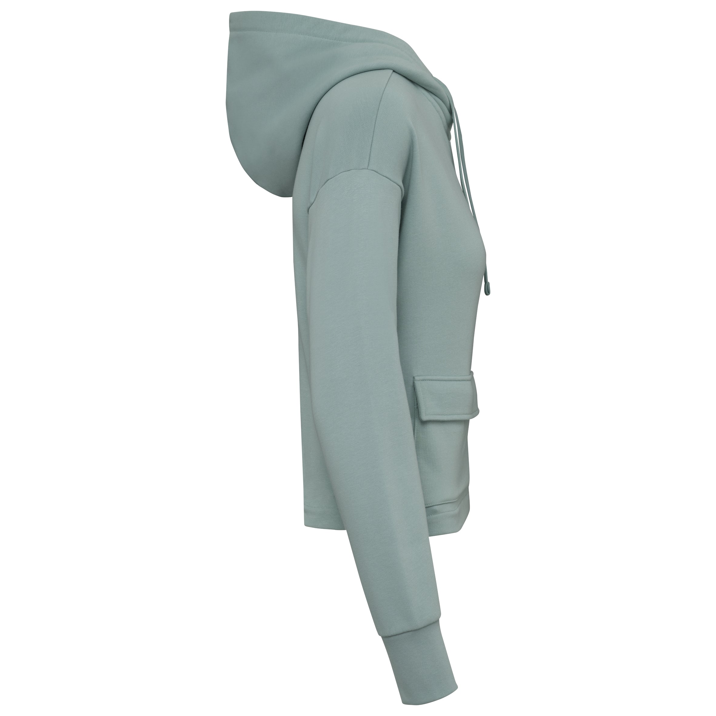 Ecologische sweatvest met capuchon French Terry