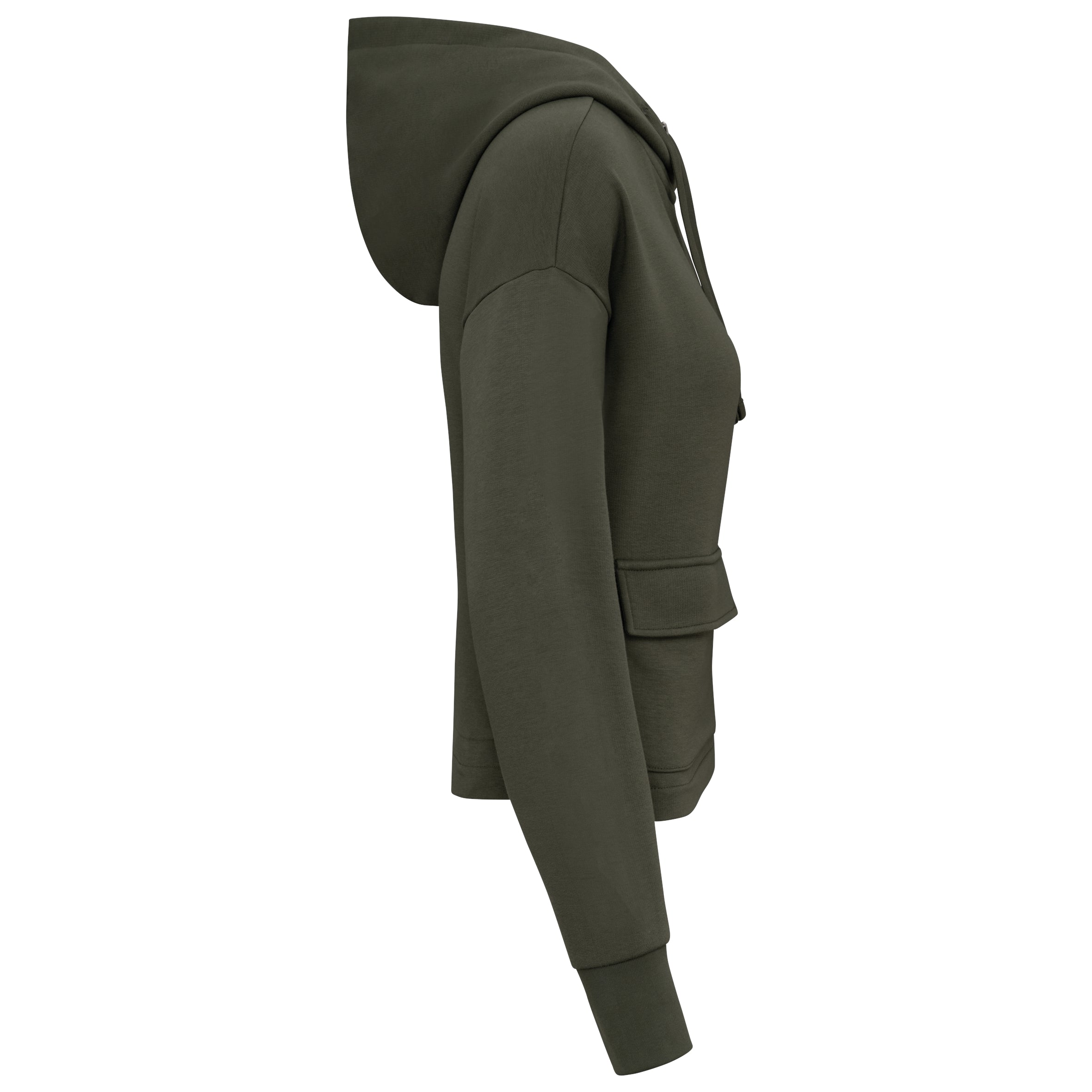 Ecologische sweatvest met capuchon French Terry