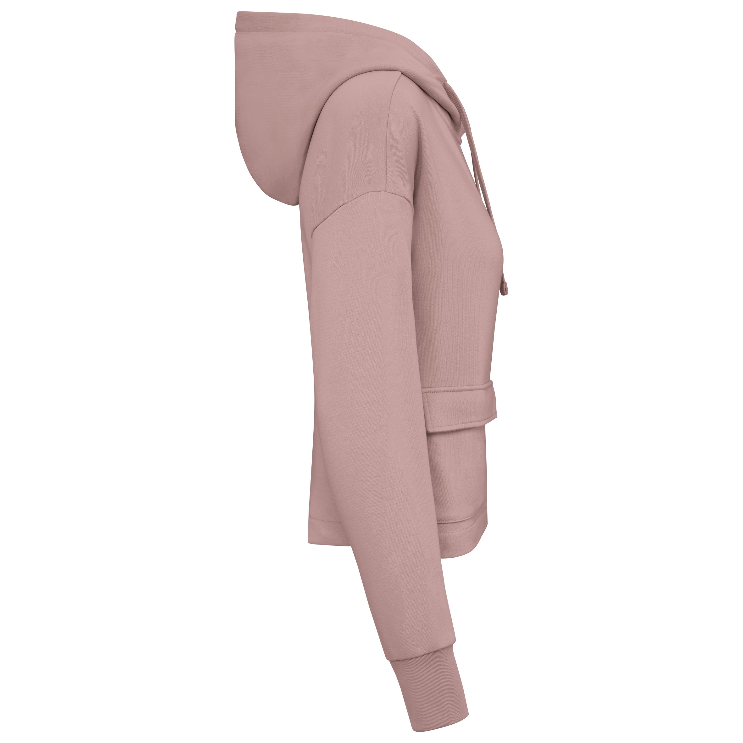 Ecologische sweatvest met capuchon French Terry