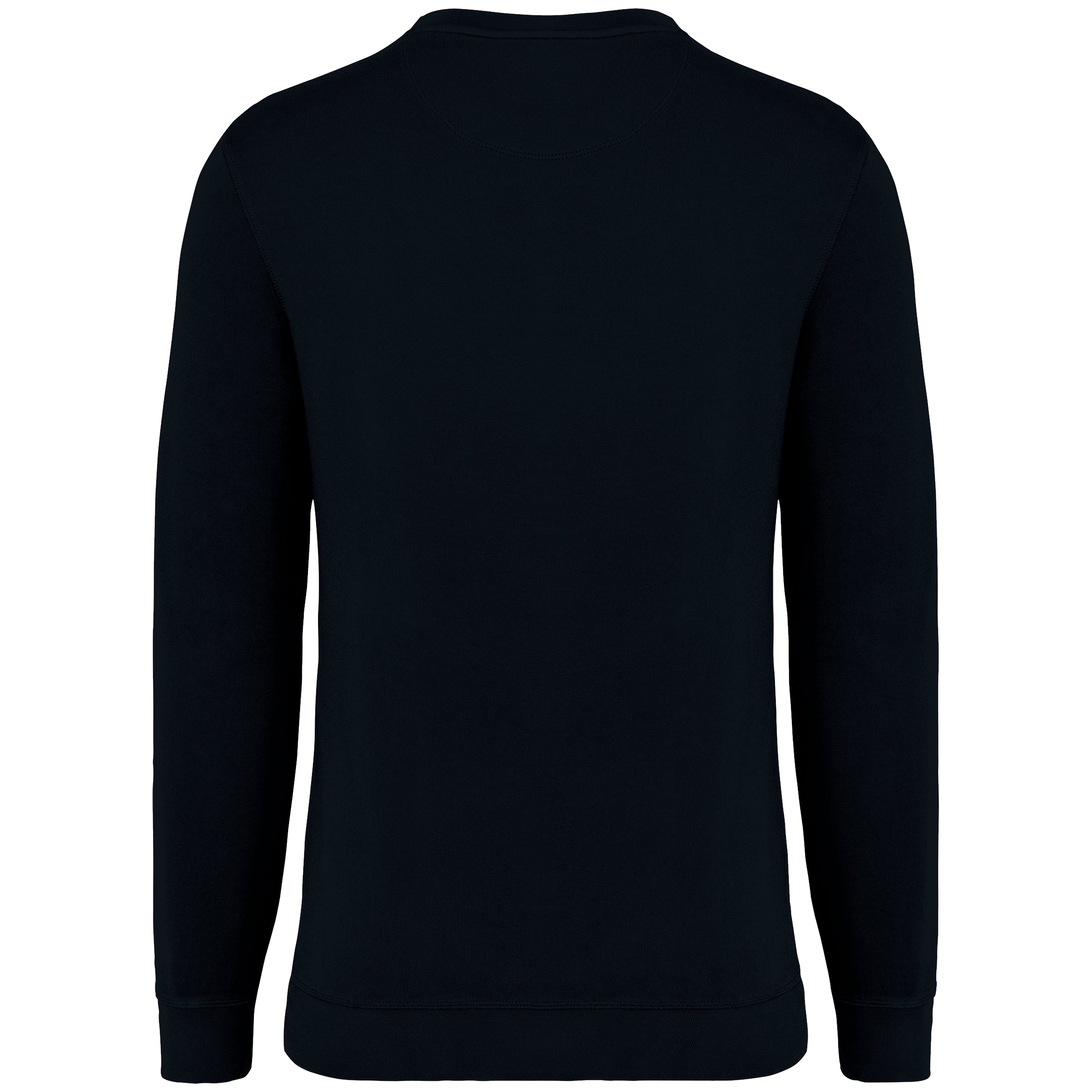 Ecologische uniseks sweater met ronde hals French Terry