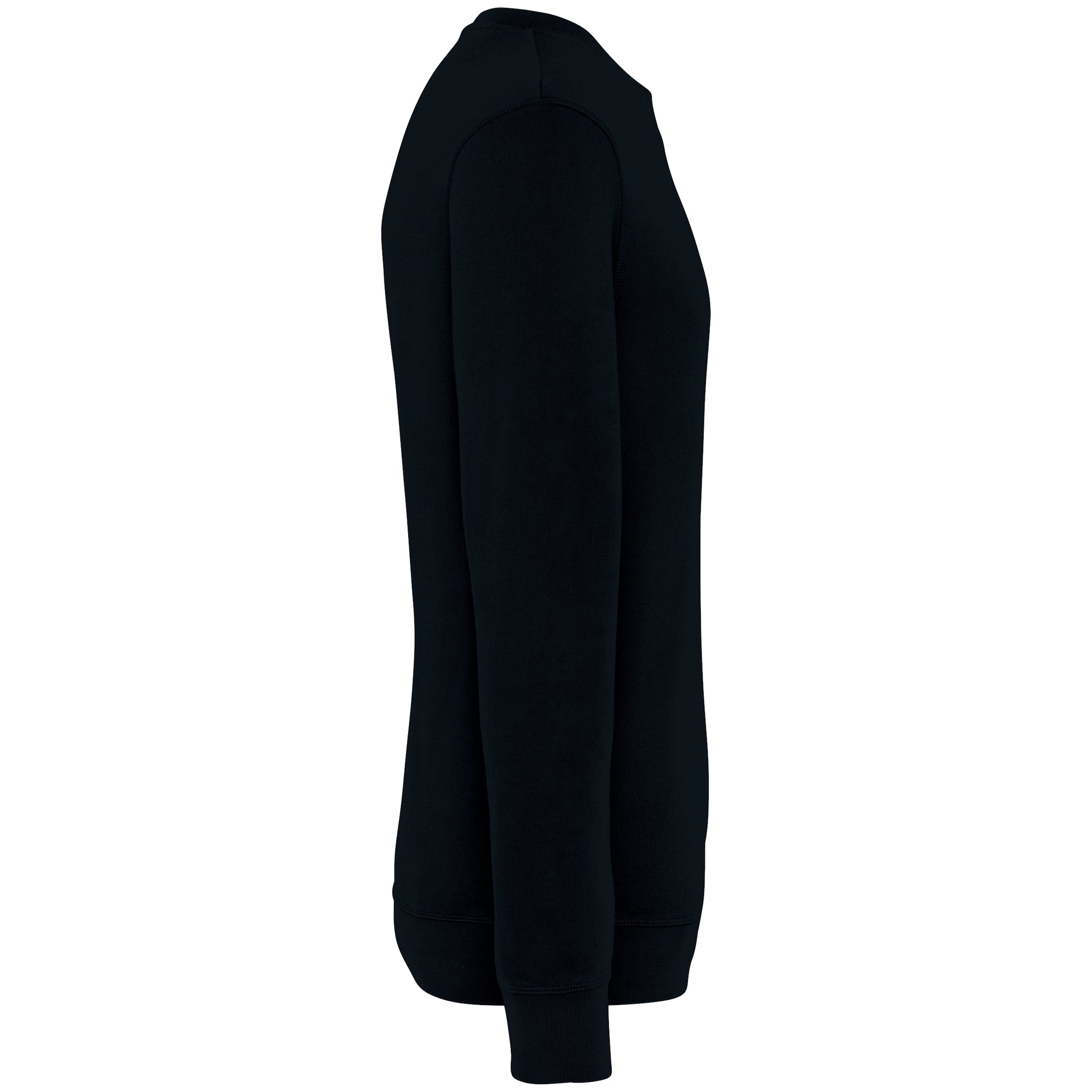 Ecologische uniseks sweater met ronde hals French Terry