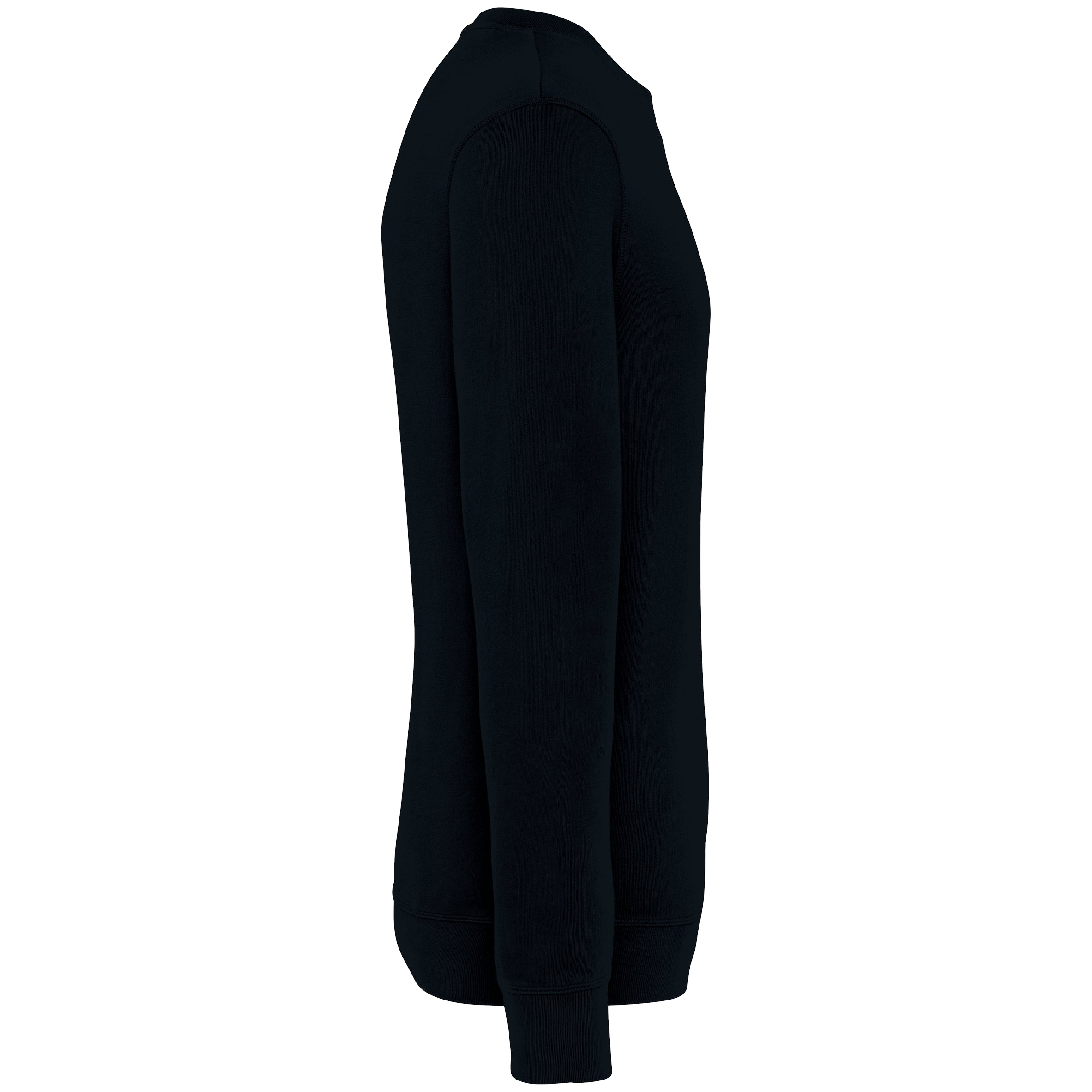 Ecologische uniseks sweater met ronde hals French Terry