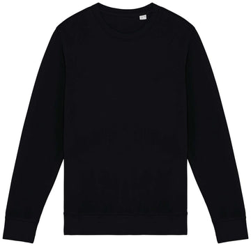 Ecologische uniseks sweater met ronde hals French Terry