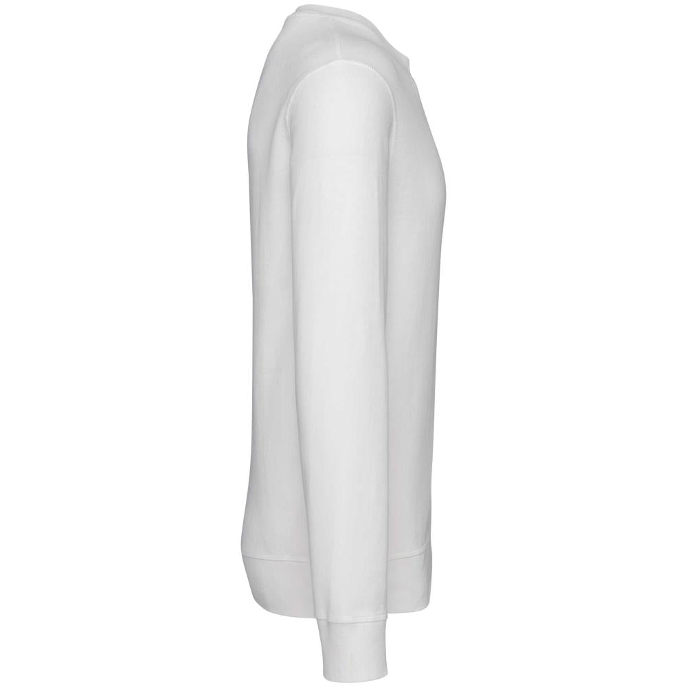 Ecologische uniseks sweater met ronde hals French Terry