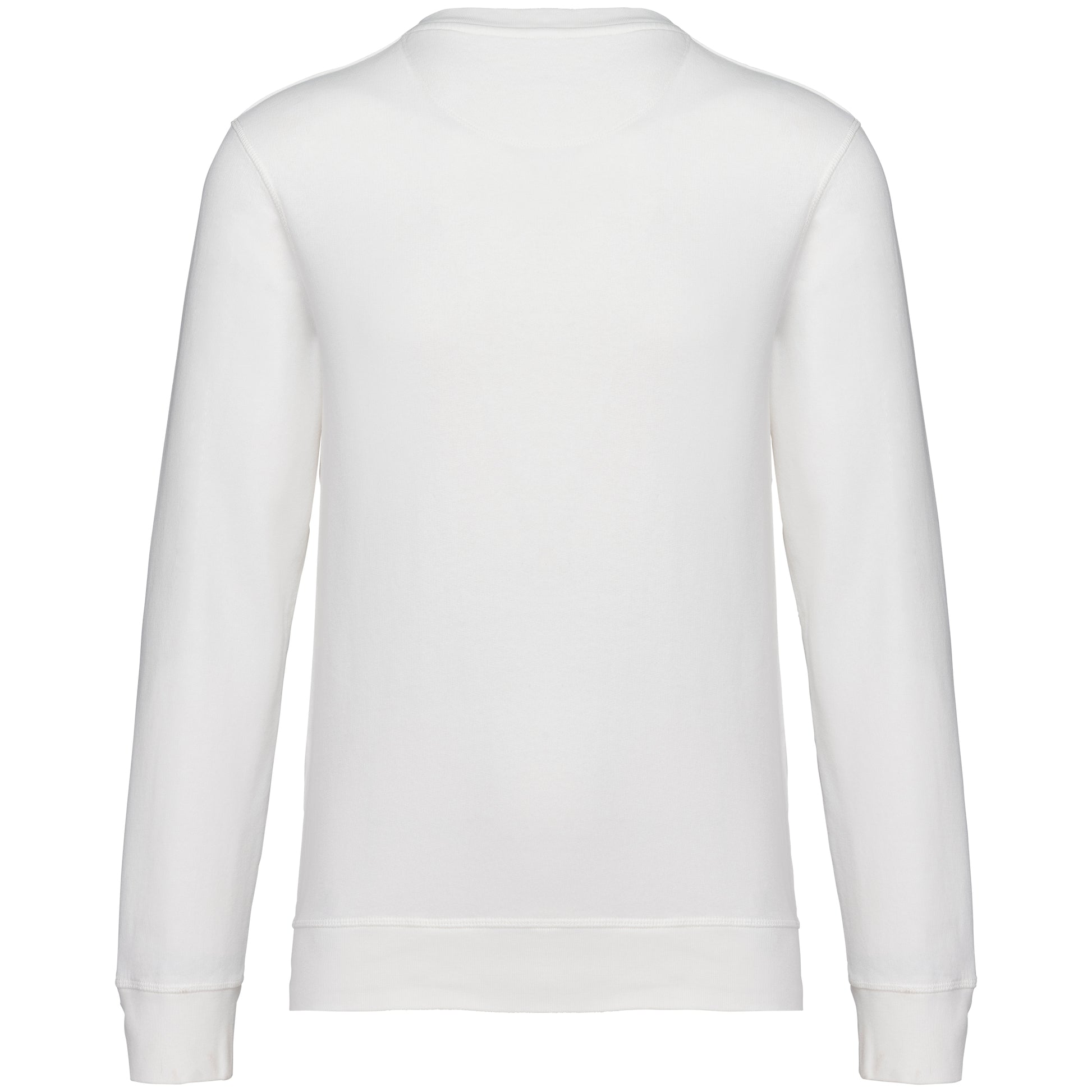 Ecologische uniseks sweater met ronde hals French Terry