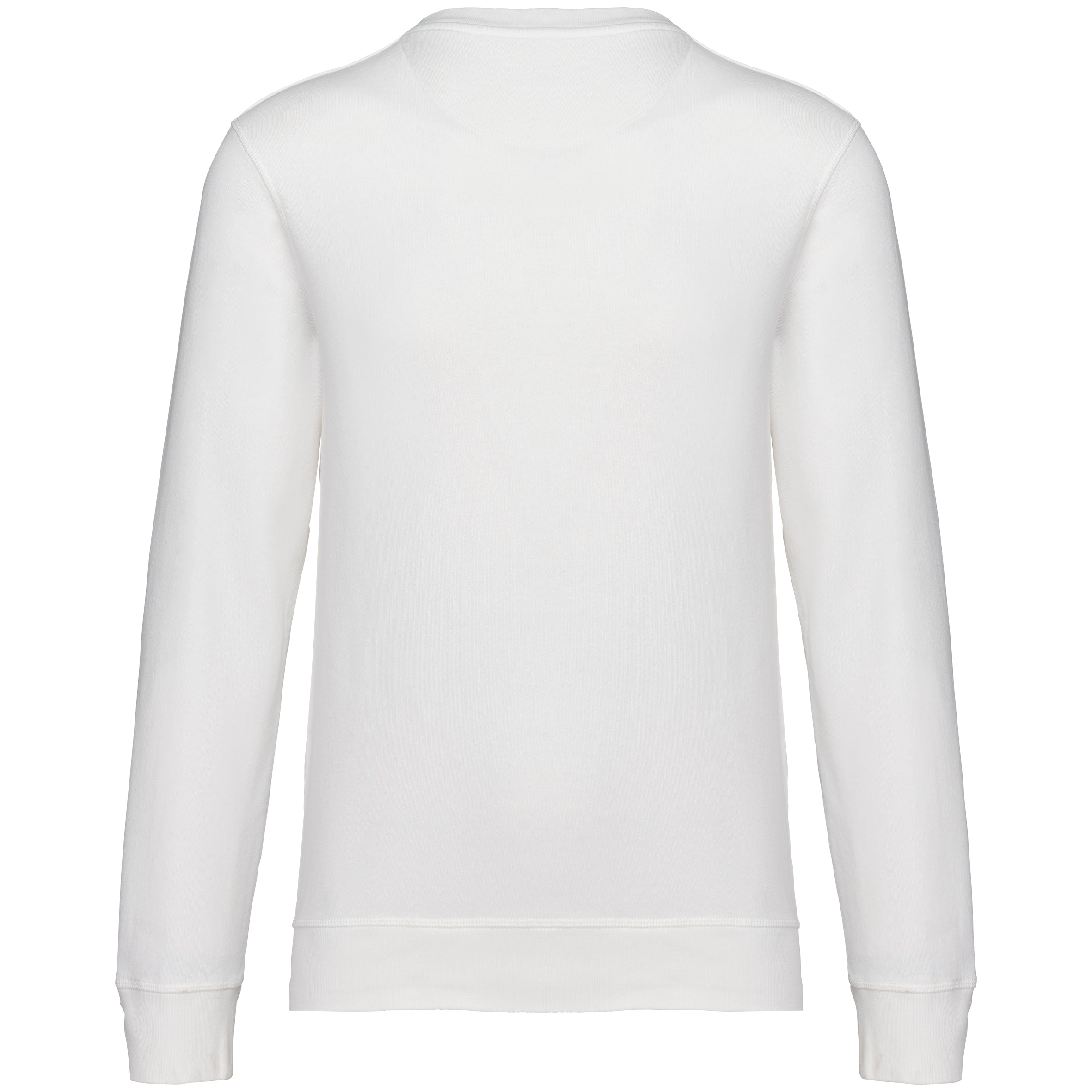 Ecologische uniseks sweater met ronde hals French Terry