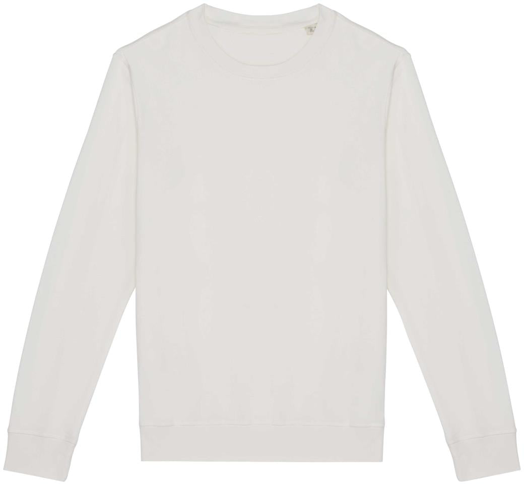 Ecologische uniseks sweater met ronde hals French Terry