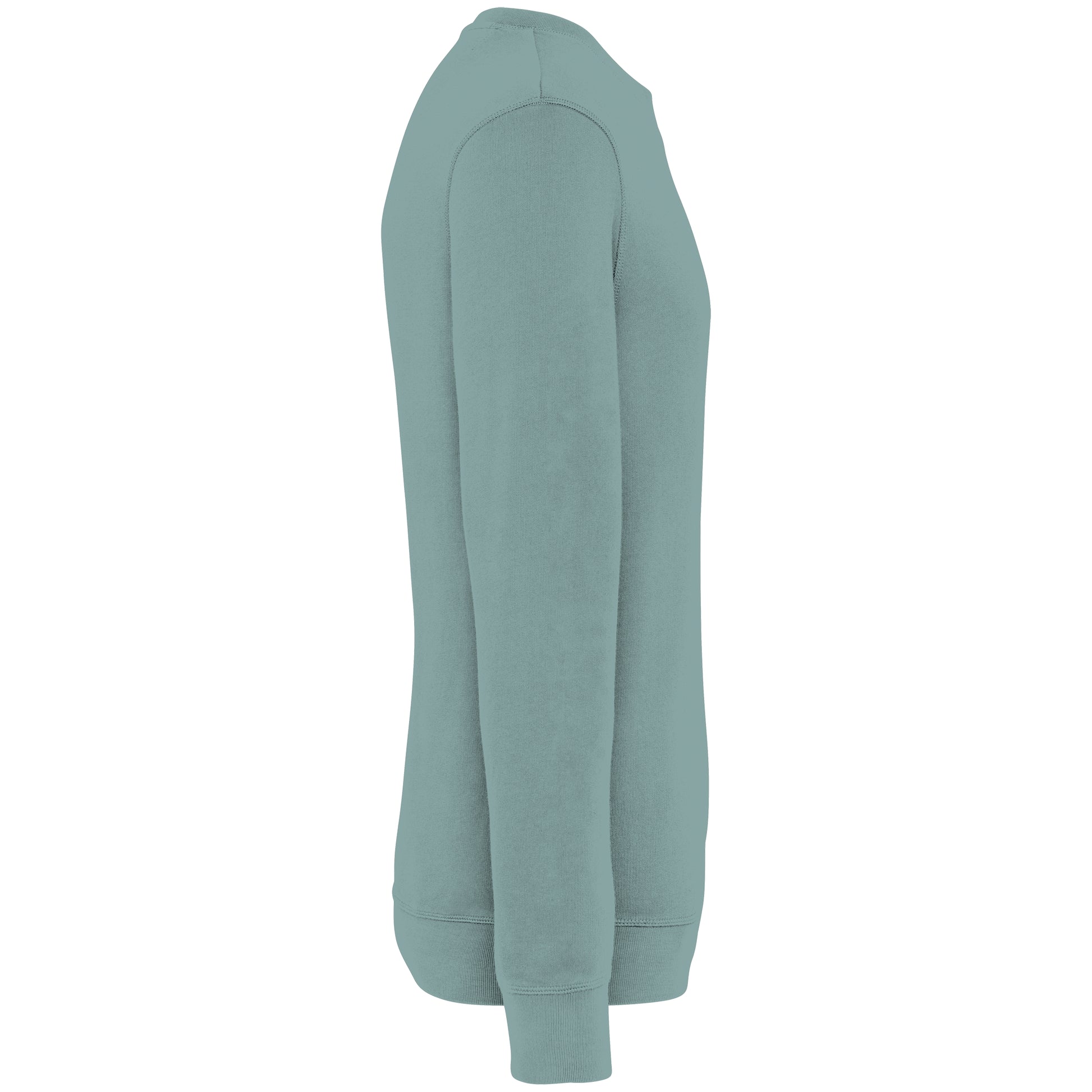 Ecologische uniseks sweater met ronde hals French Terry