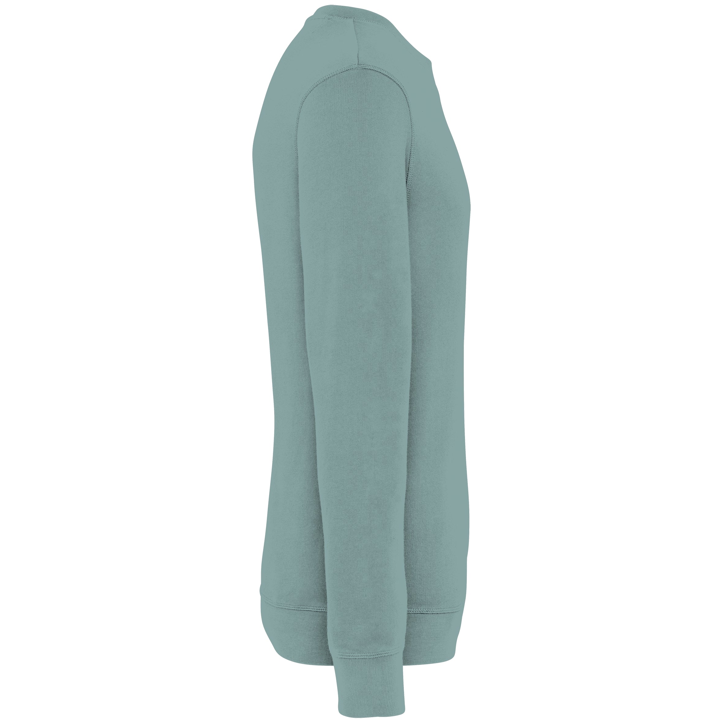 Ecologische uniseks sweater met ronde hals French Terry