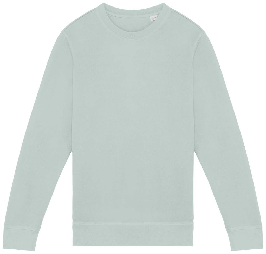 Ecologische uniseks sweater met ronde hals French Terry