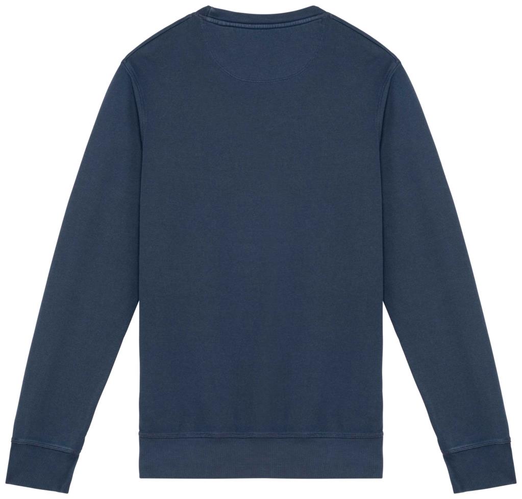 Ecologische uniseks sweater met ronde hals French Terry