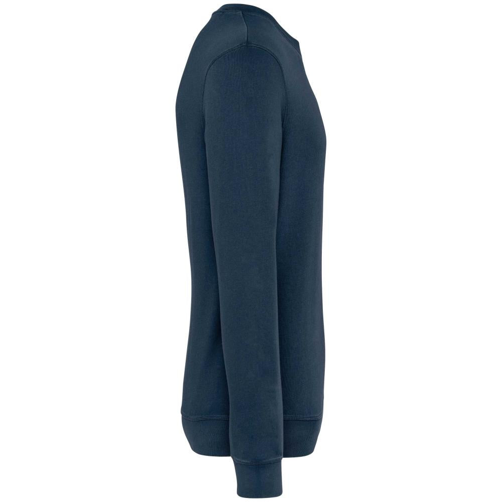 Ecologische uniseks sweater met ronde hals French Terry