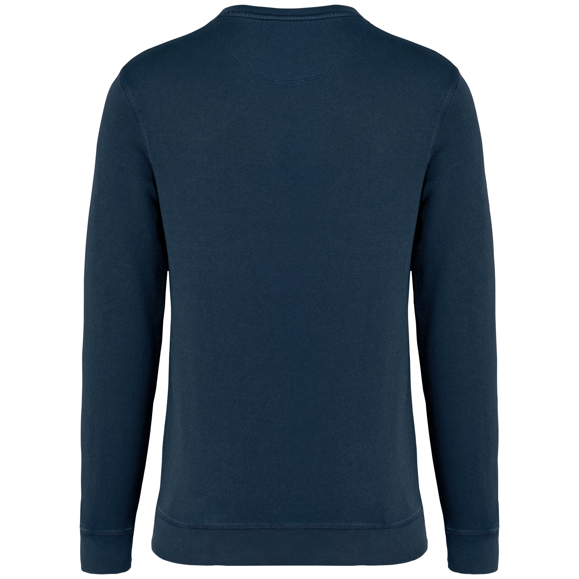 Ecologische uniseks sweater met ronde hals French Terry